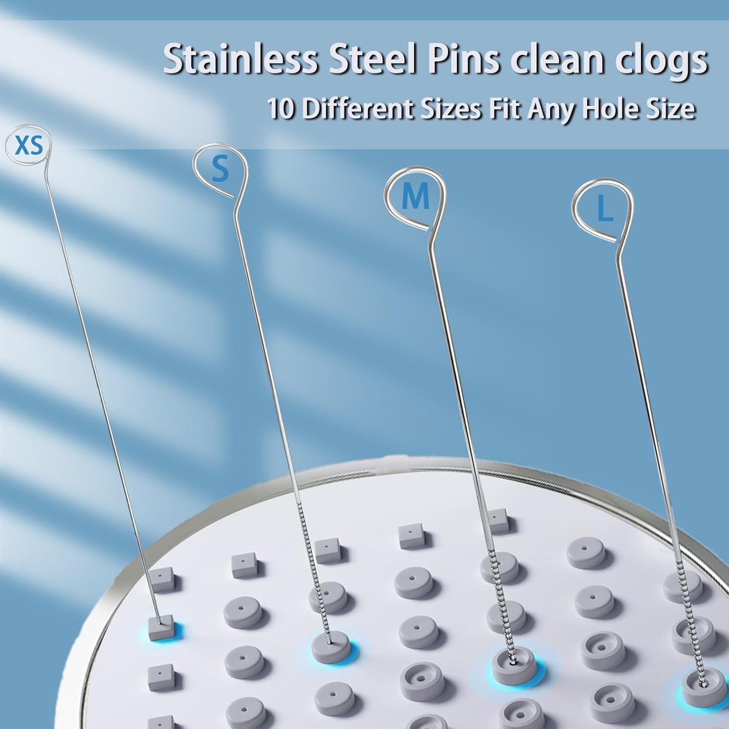 Cepillos Limpiadores de Cabezal de Ducha DMwespe - 30 Piezas