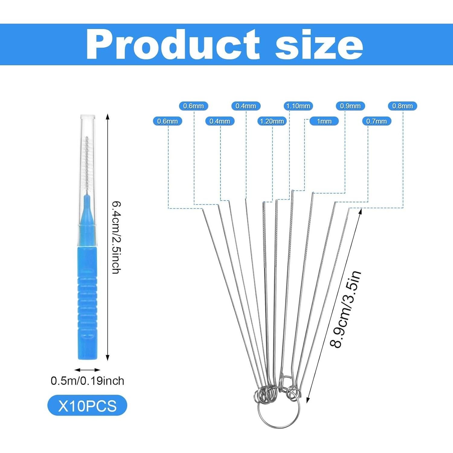 Juego de 20 Piezas de Limpieza para Cabezal de Ducha NQEUEPN
