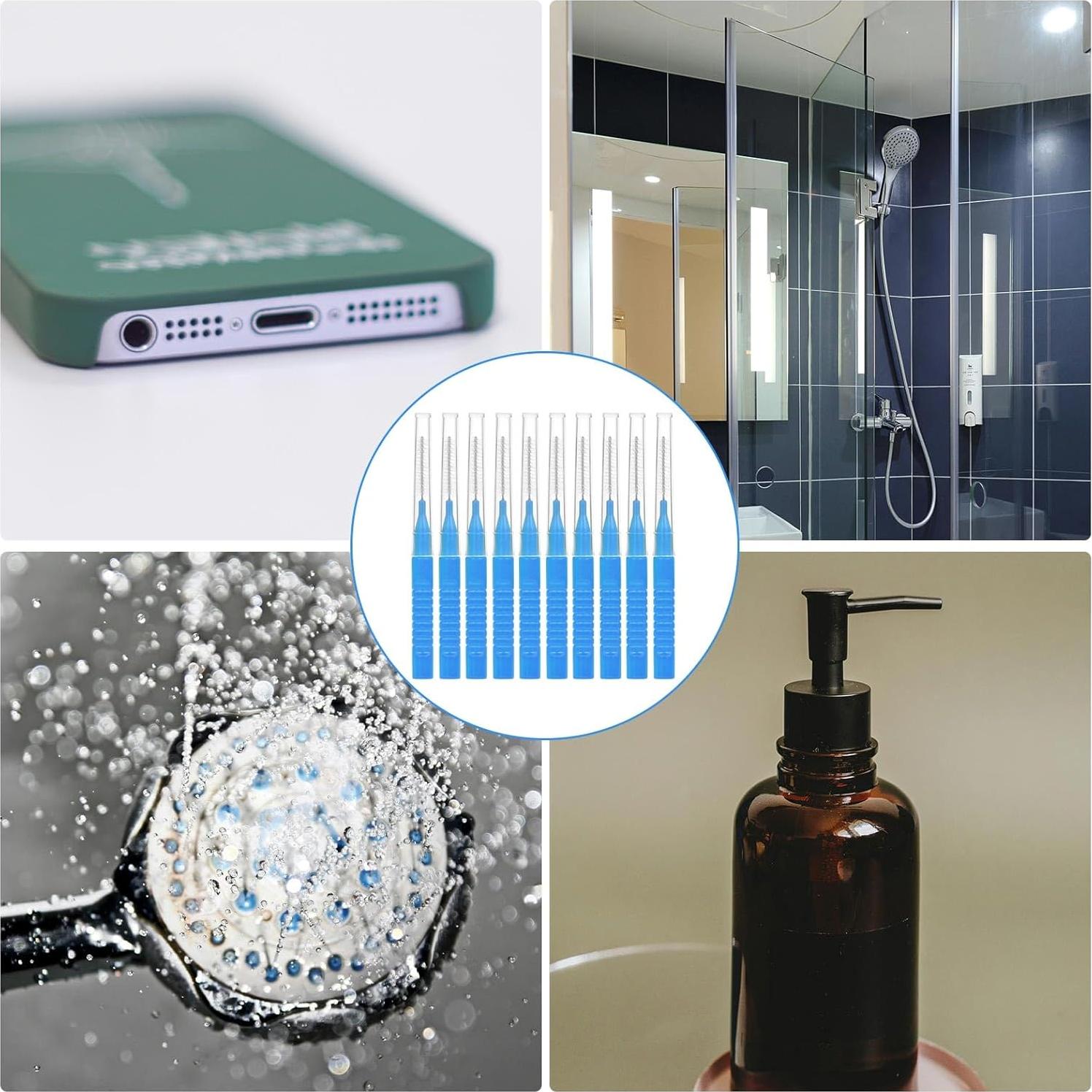 Juego de 20 Piezas de Limpieza para Cabezal de Ducha NQEUEPN