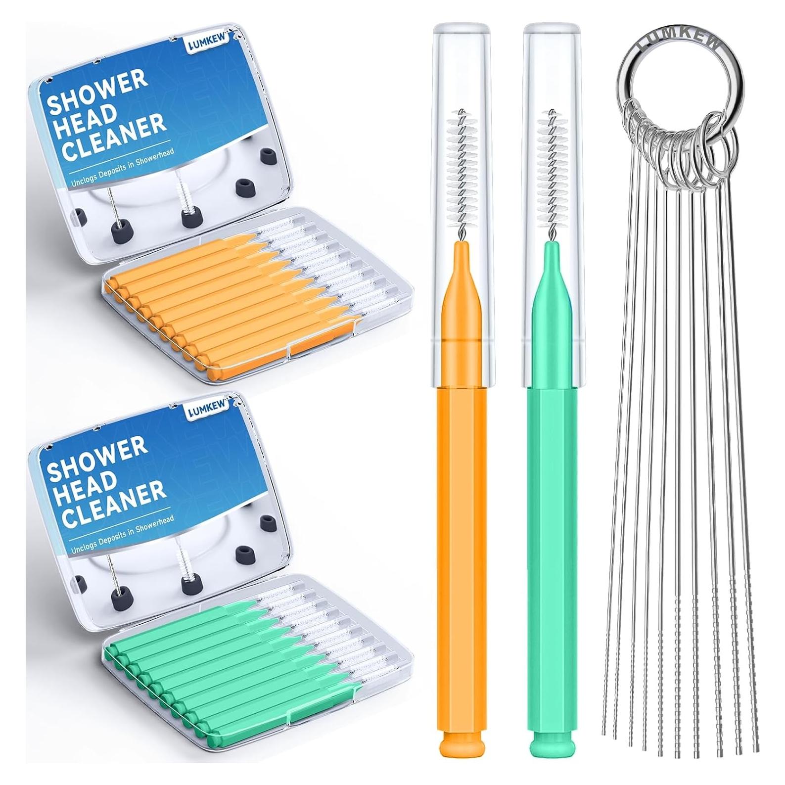 Limpiador de Cabezal de Ducha Lumkew - 30 Piezas Nylon Acero