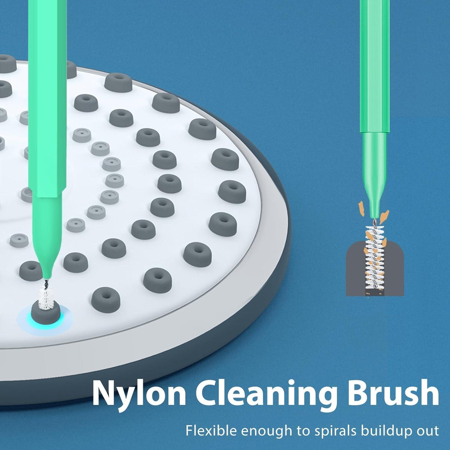 Limpiador de Cabezal de Ducha Lumkew - 30 Piezas Nylon Acero