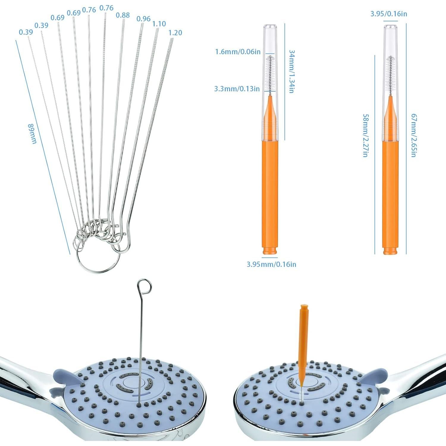 Cepillos de Limpieza para Cabezal de Ducha Ceycudy - 20 Piezas
