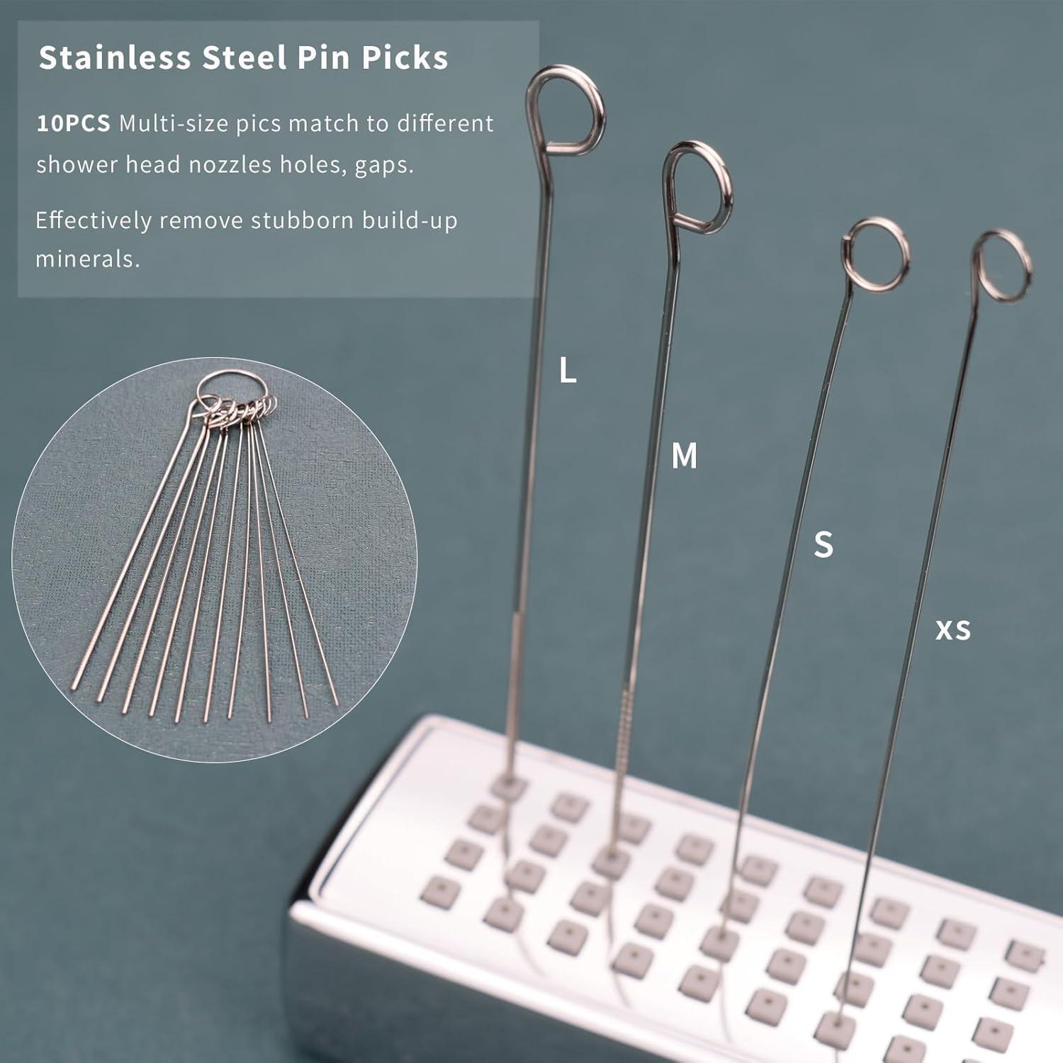 Juego de Cepillos de Limpieza de Cabezal de Ducha LIEUDAGE