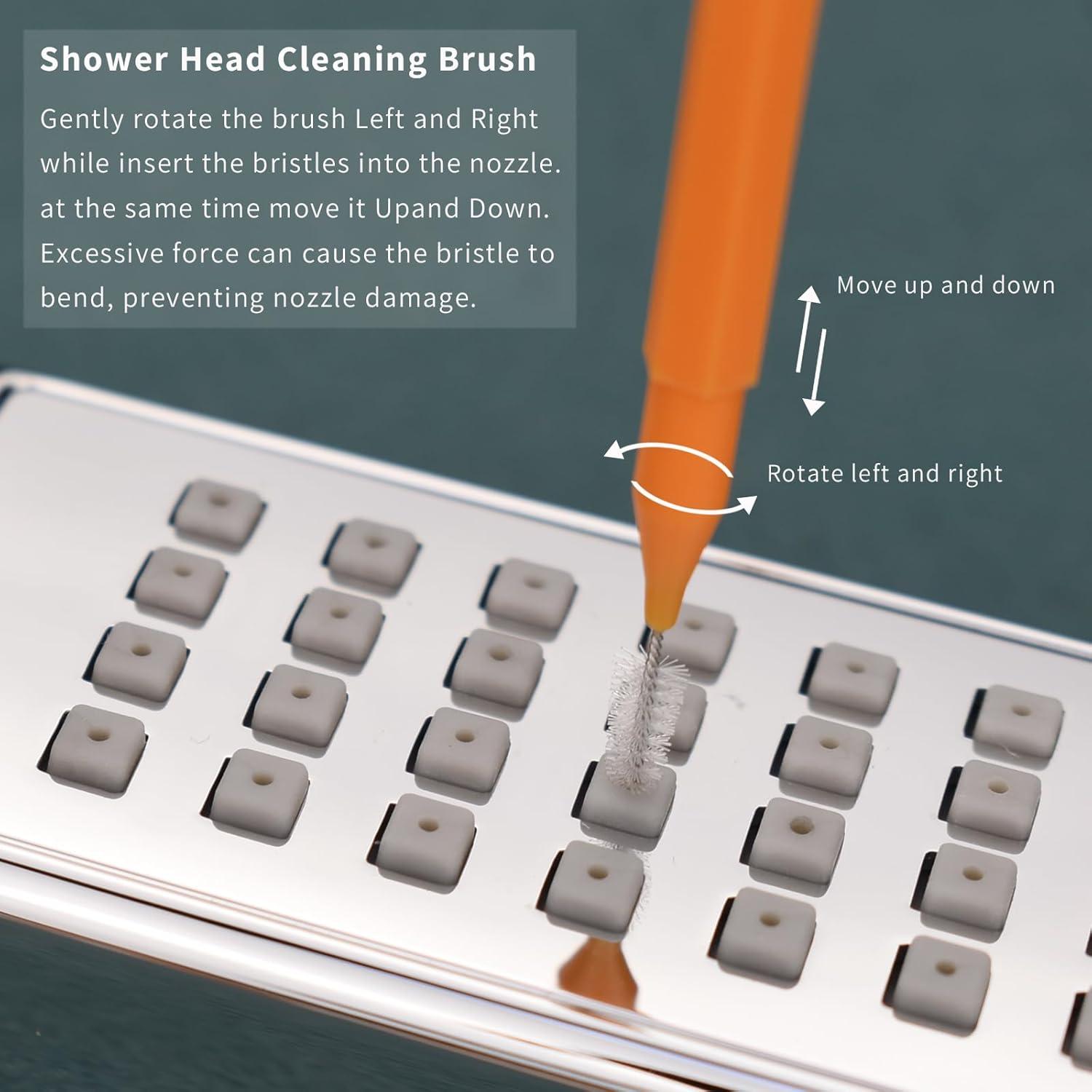 Juego de Cepillos de Limpieza de Cabezal de Ducha LIEUDAGE