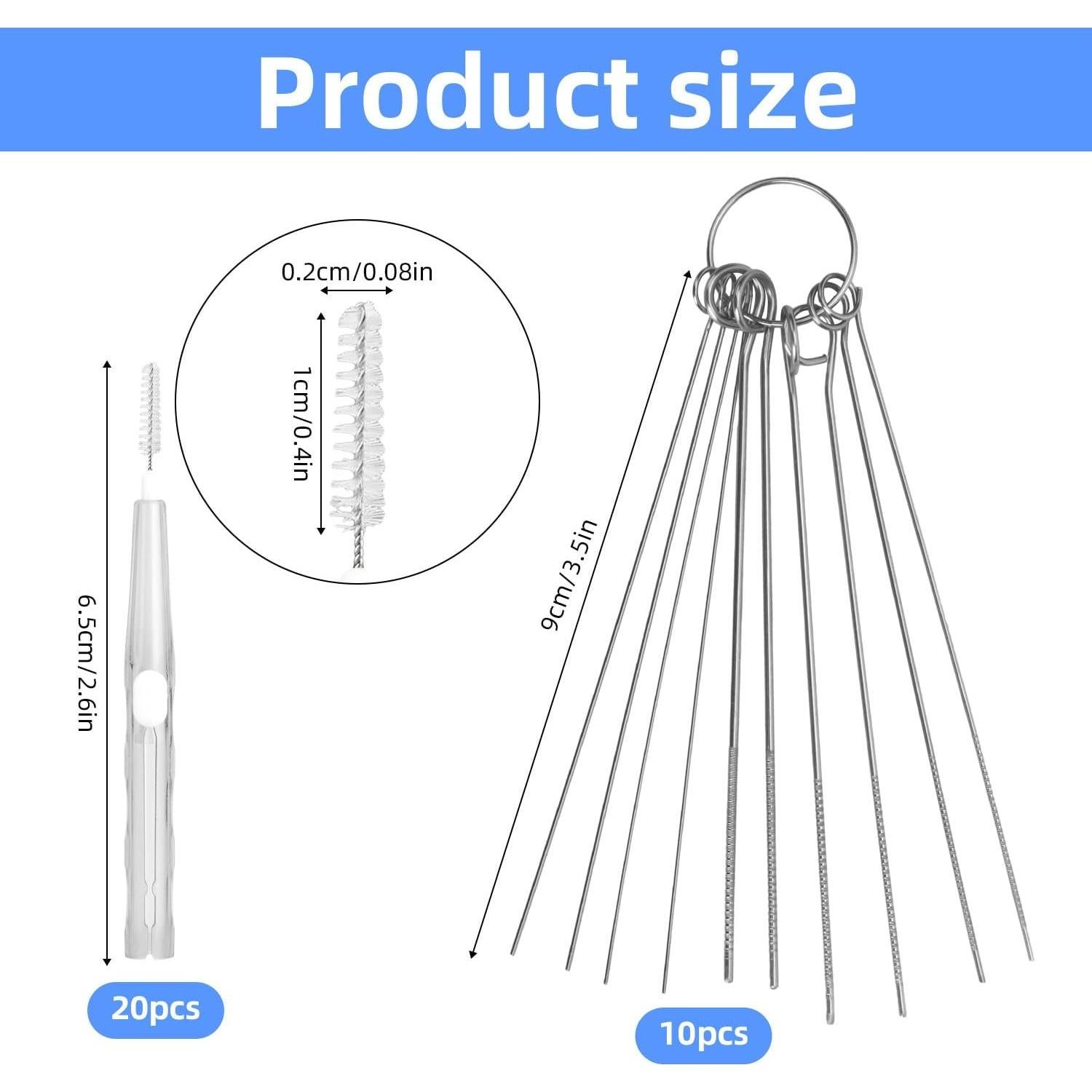 30 Herramientas de Limpieza de Cabezal de Ducha BOXOB