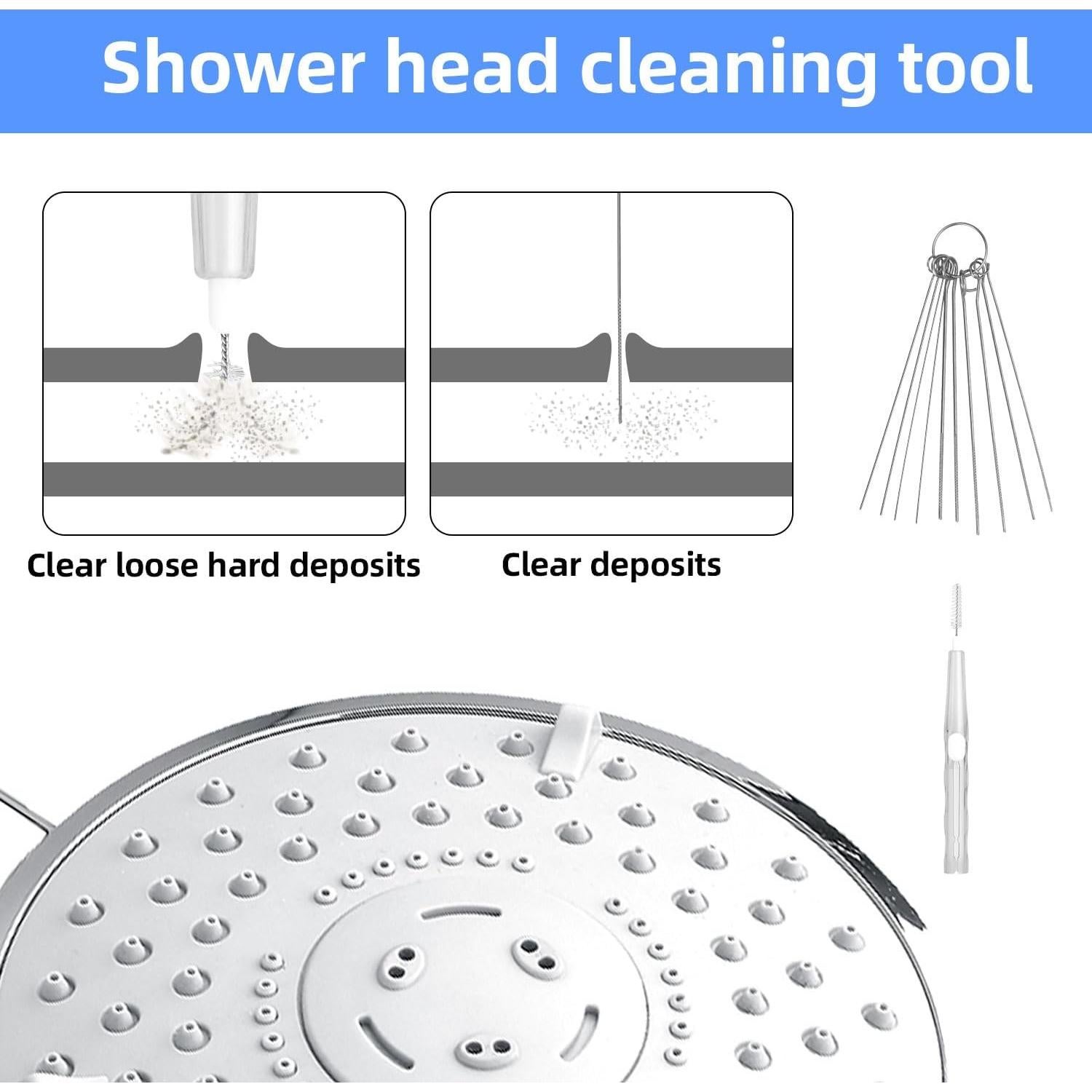 30 Herramientas de Limpieza de Cabezal de Ducha BOXOB
