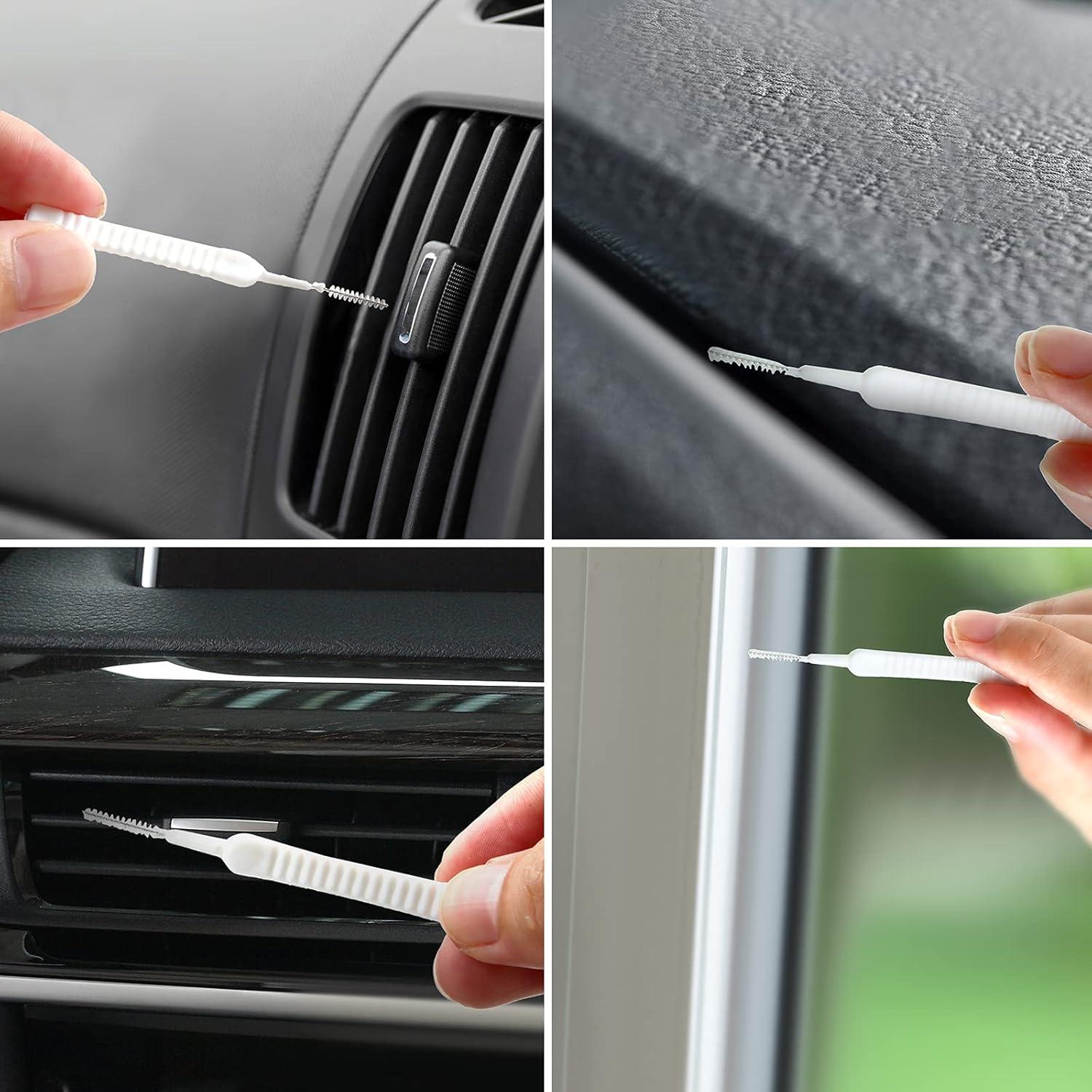 60 Cepillos Limpiadores Patelai de Nylon para Agujeros y Ranuras