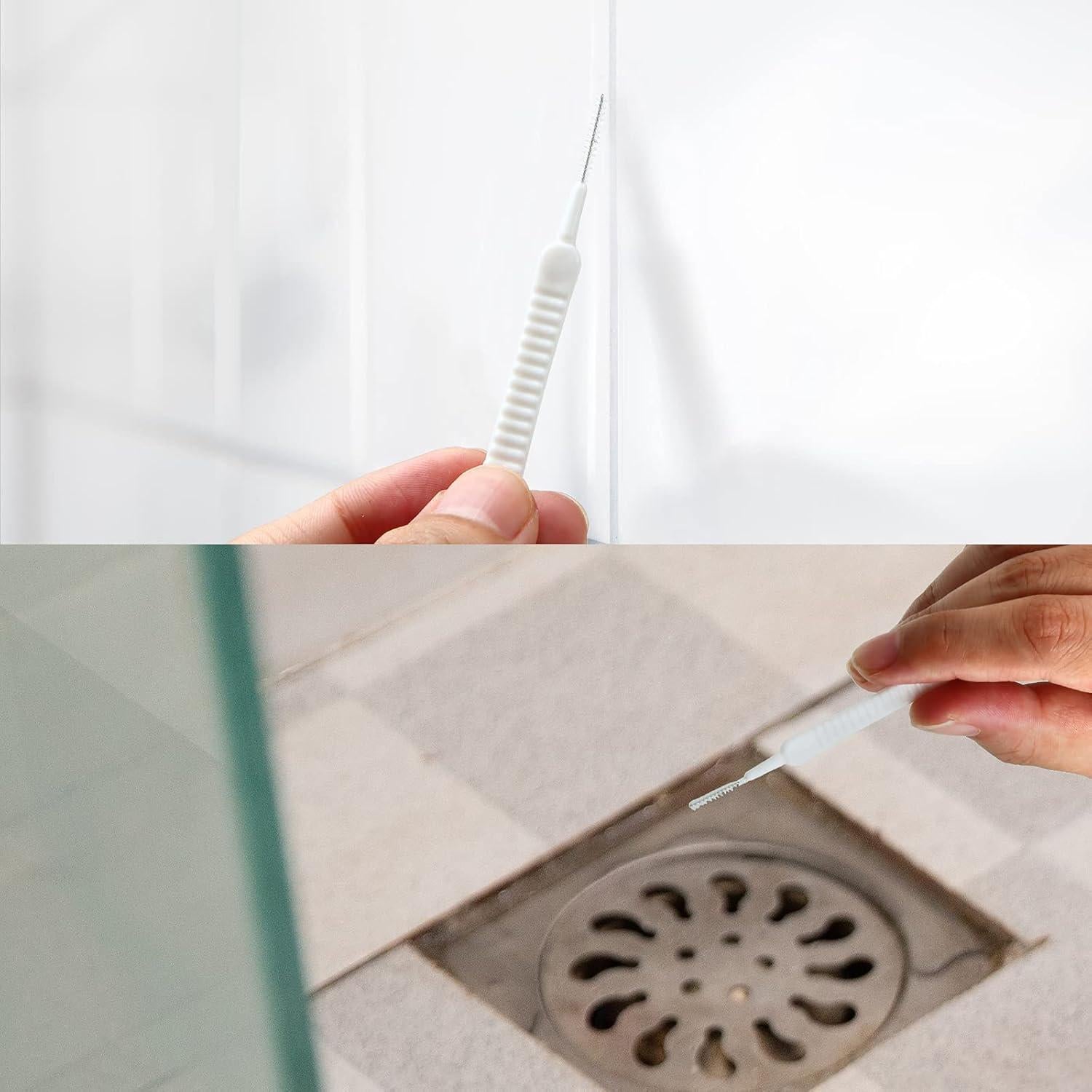 60 Cepillos Limpiadores Patelai de Nylon para Agujeros y Ranuras