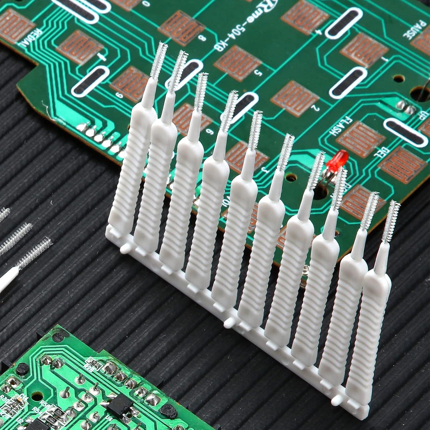 60 Cepillos Limpiadores Patelai de Nylon para Agujeros y Ranuras