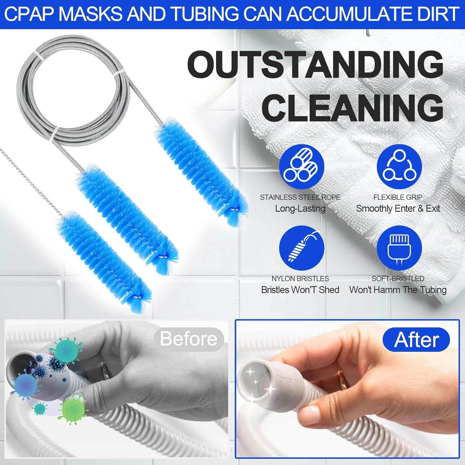 Juego de 4 Cepillos de Limpieza para Tubo CPAP Yueerbao