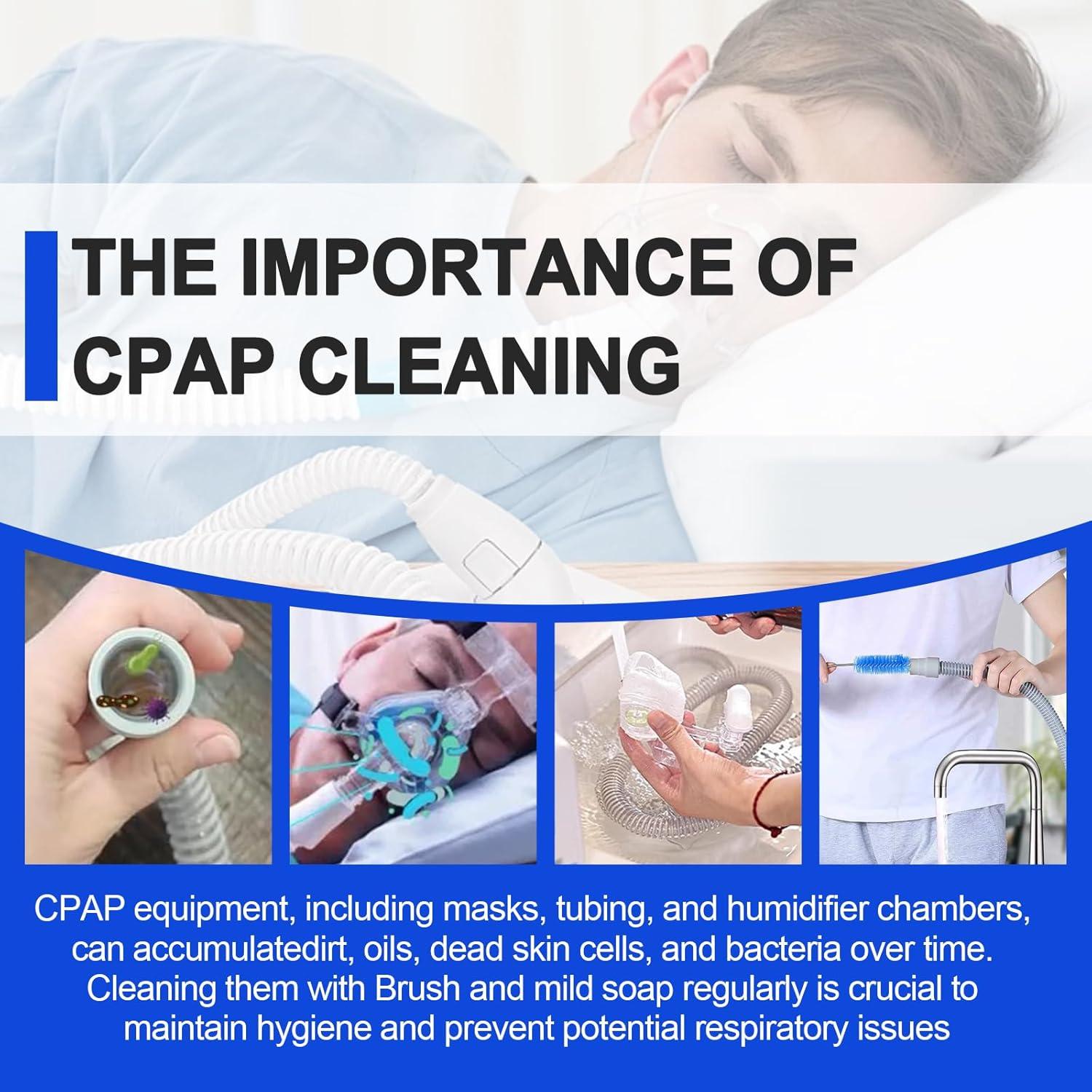 Juego de 4 Cepillos de Limpieza para Tubo CPAP Yueerbao