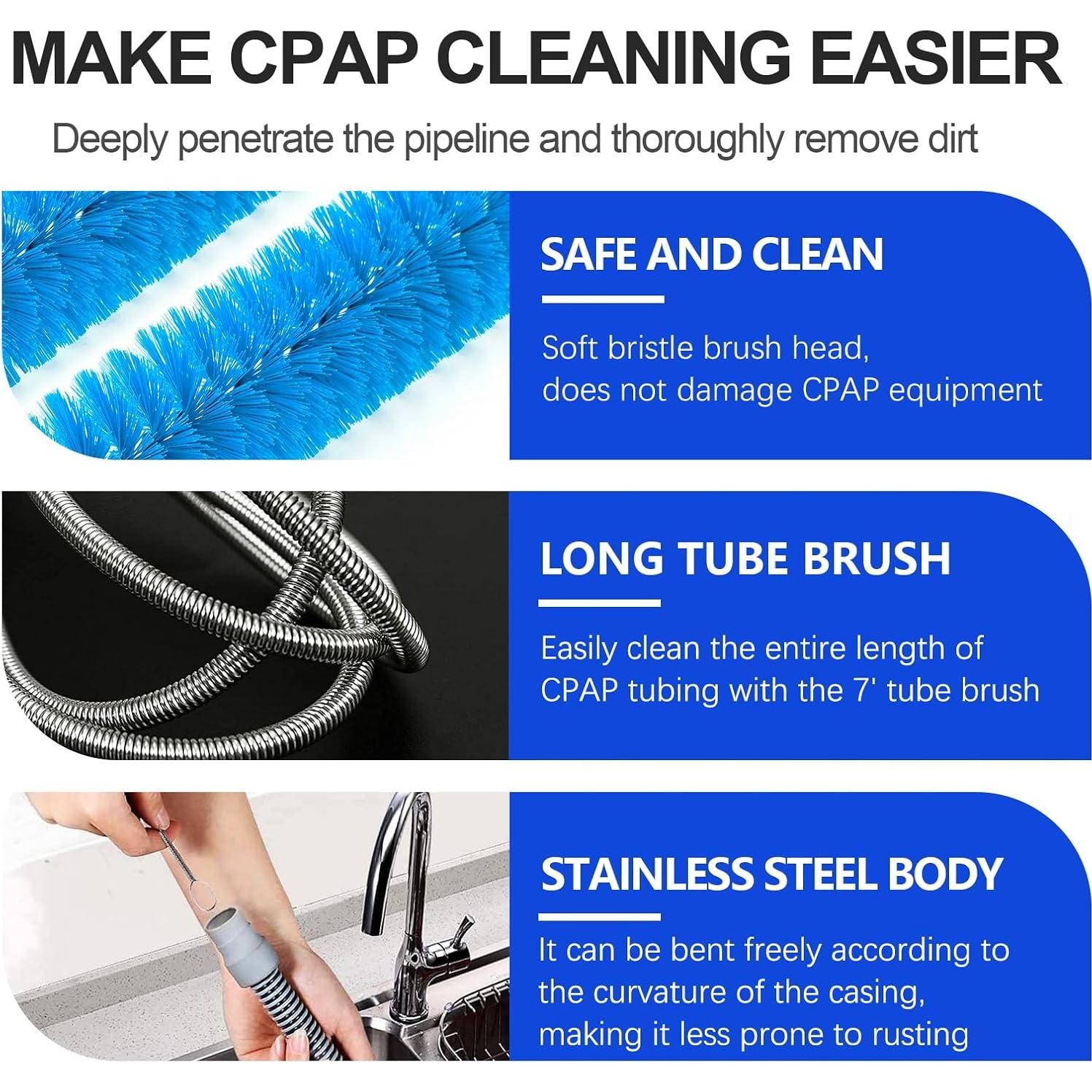 Juego de 4 Cepillos de Limpieza para Tubo CPAP Yueerbao