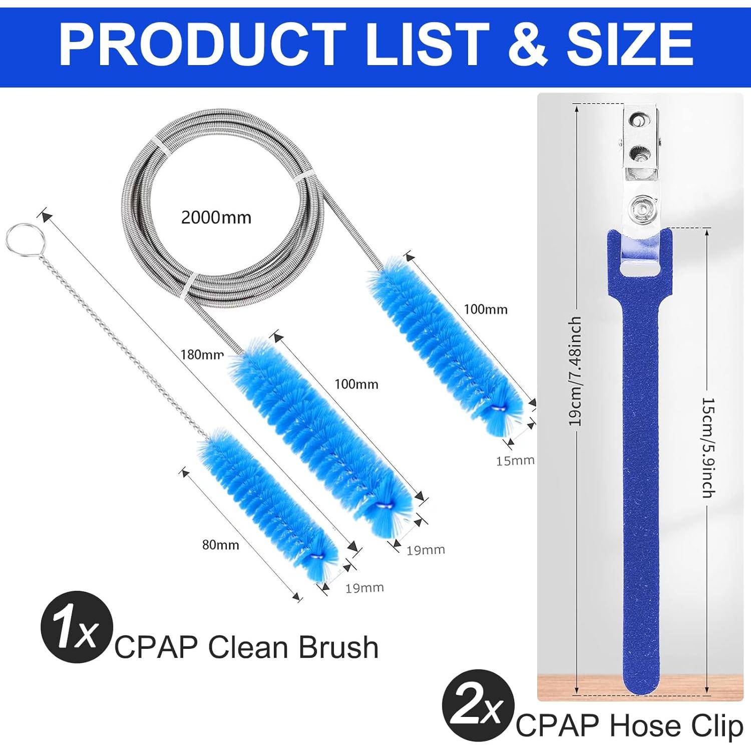 Juego de 4 Cepillos de Limpieza para Tubo CPAP Yueerbao