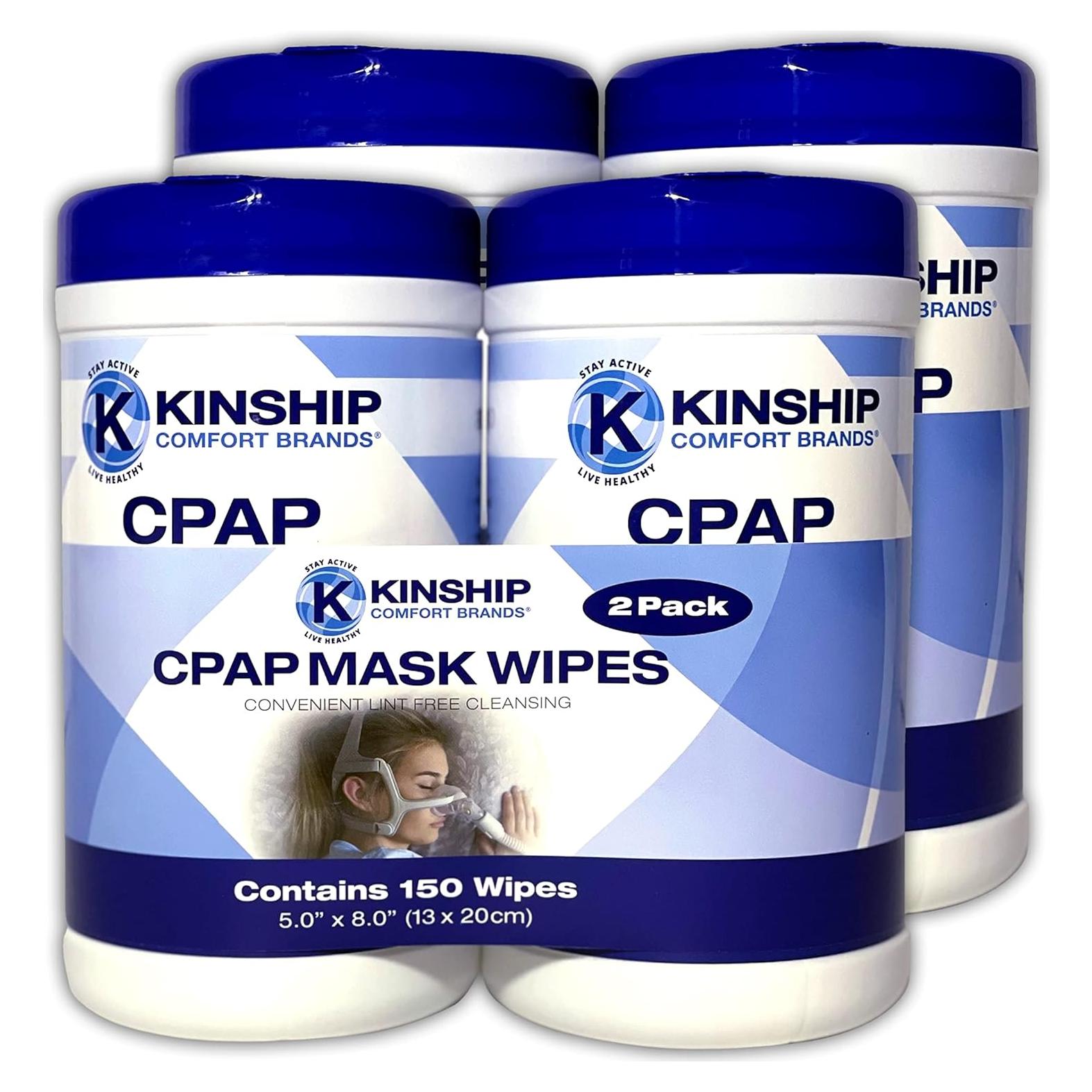 Toallitas CPAP sin fragancia Kinship Comfort Brands - 300 unidades
