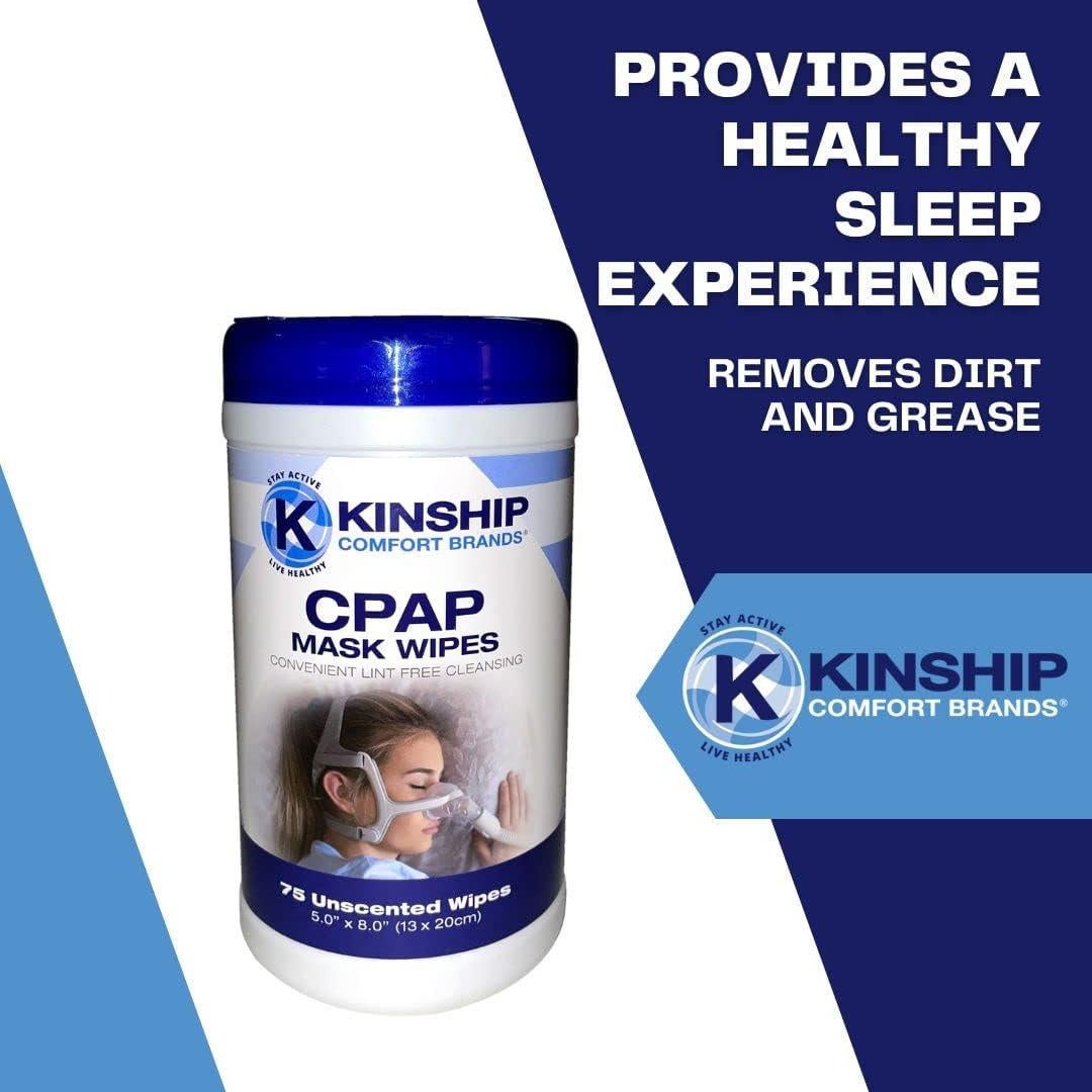 Toallitas CPAP sin fragancia Kinship Comfort Brands - 300 unidades