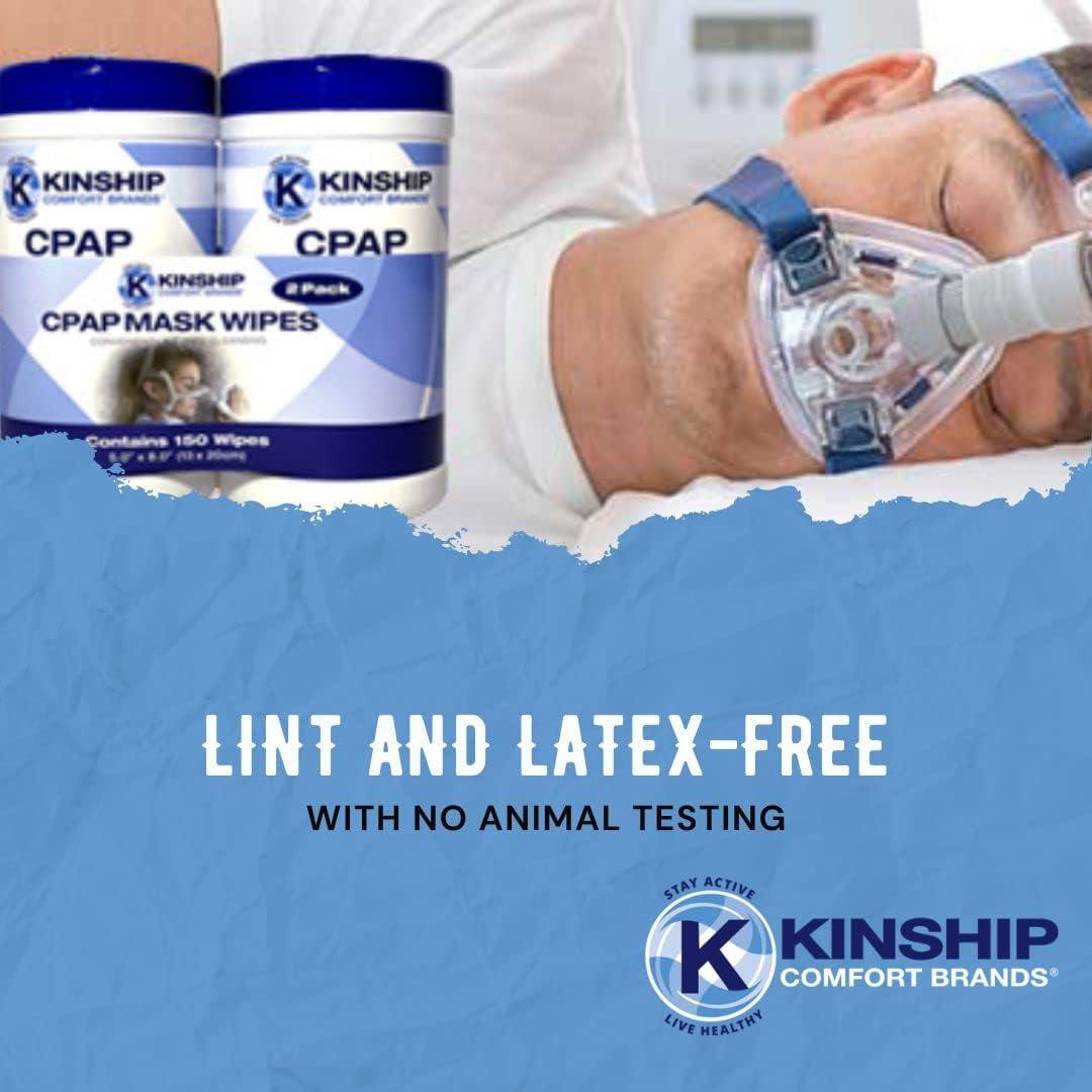 Toallitas CPAP sin fragancia Kinship Comfort Brands - 300 unidades