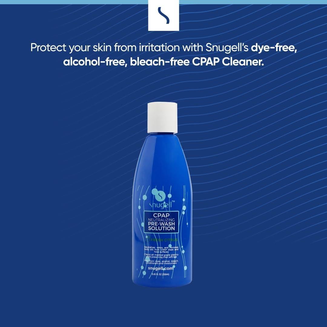 Limpiador CPAP Snugell 240ml Aroma Cítrico - Pre-Lavado Efectivo