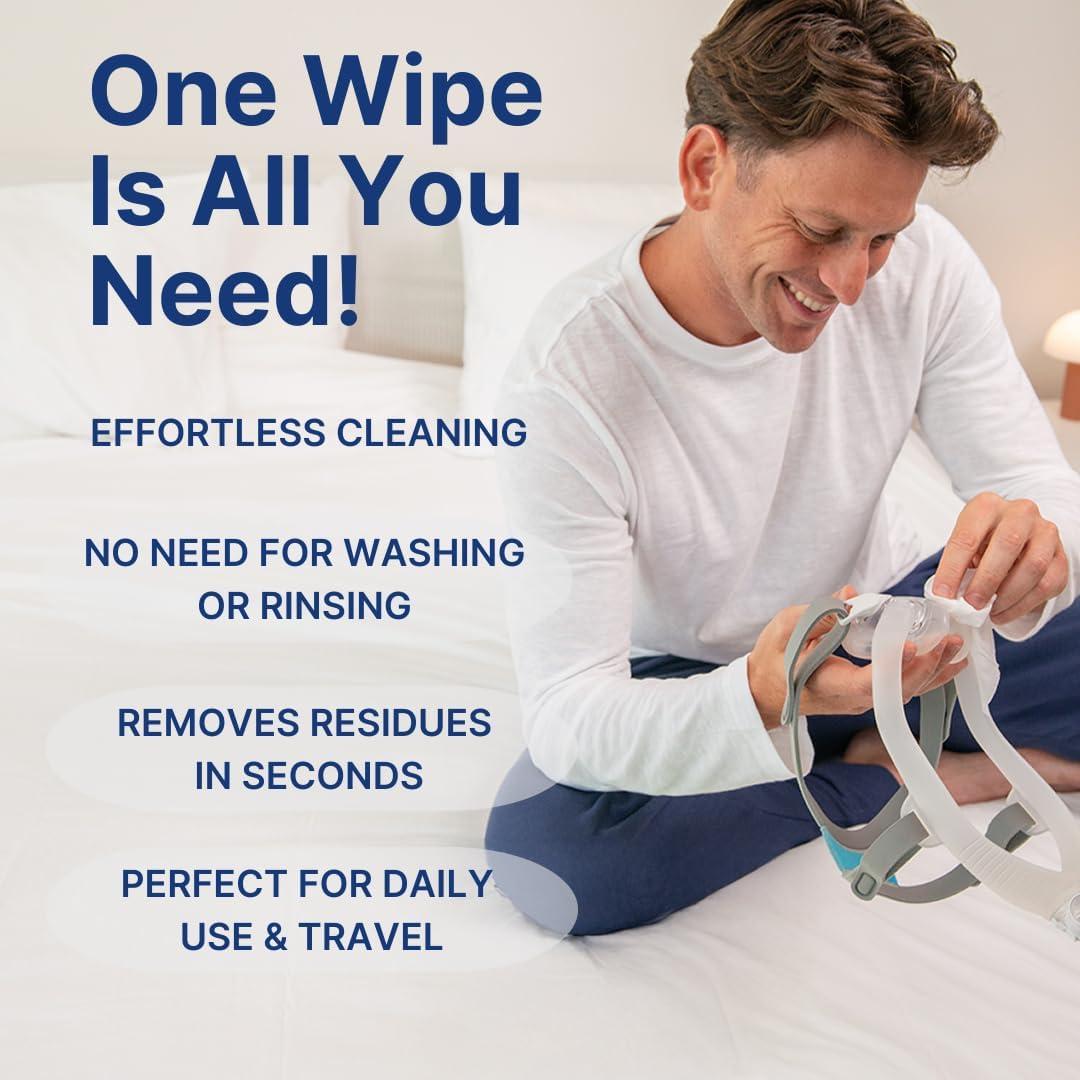 Toallitas CPAP de Viaje Snugell - 12 Paquetes de 10 Hojas