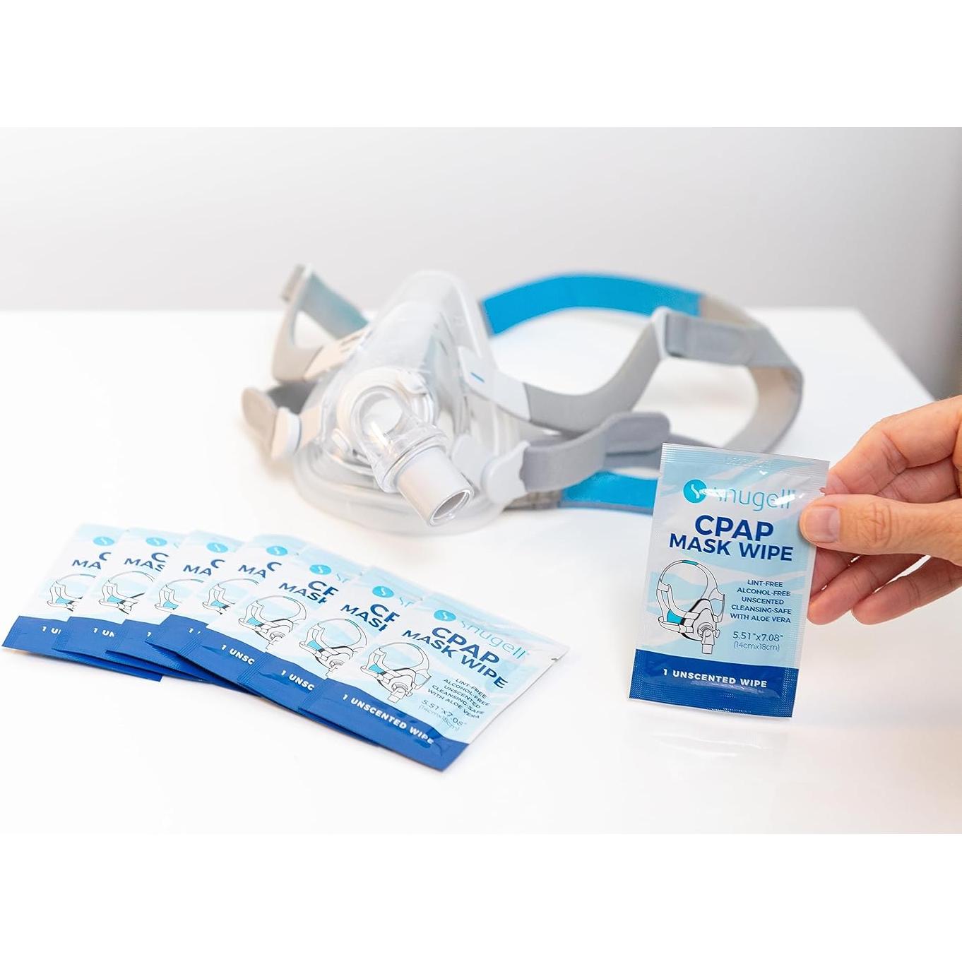 Toallitas para Máscaras CPAP Snugell Jumbo 190 Unidades Sin Fragancia