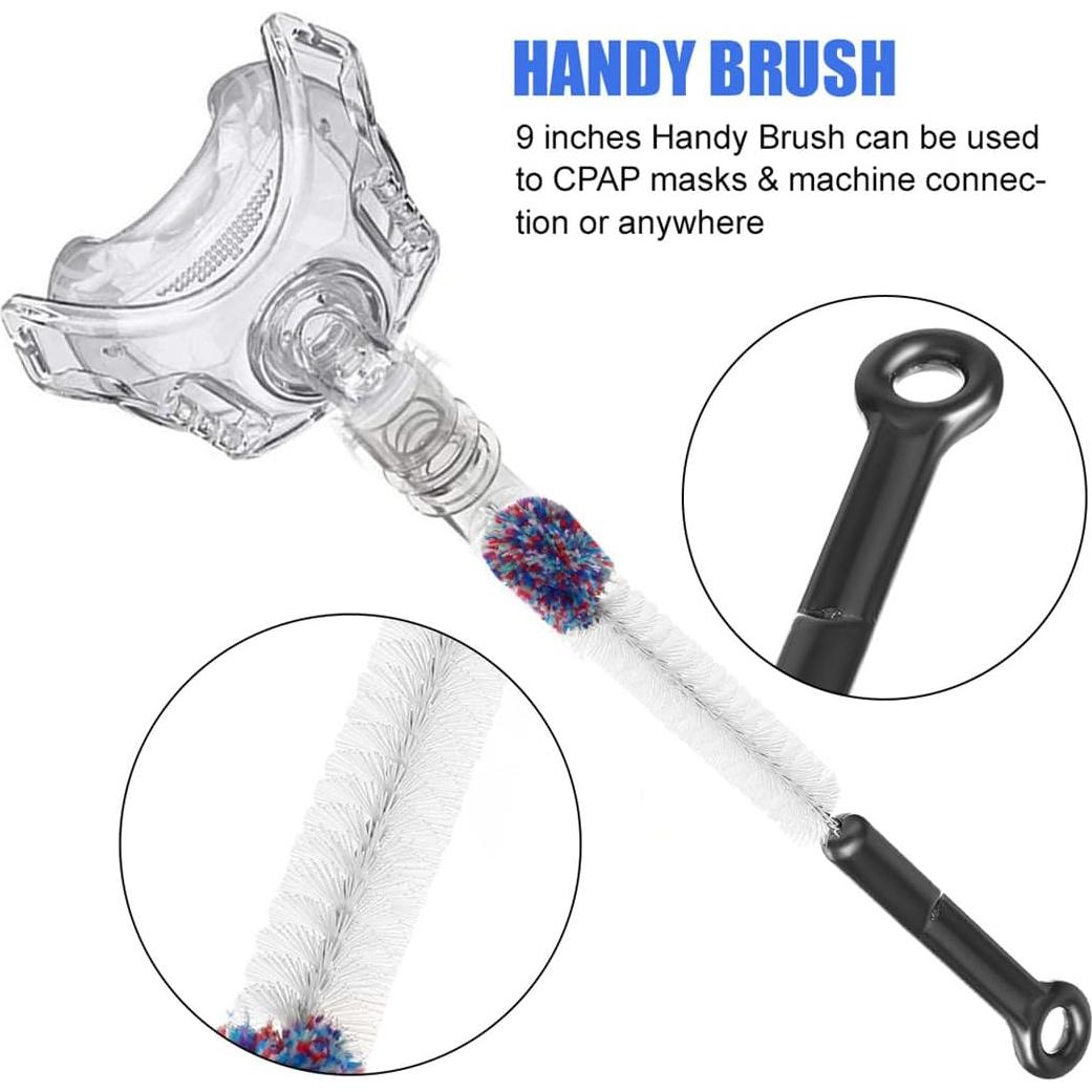 Kit de limpieza CPAP XIZAO - Cepillos largo 2.13m y corto 23cm