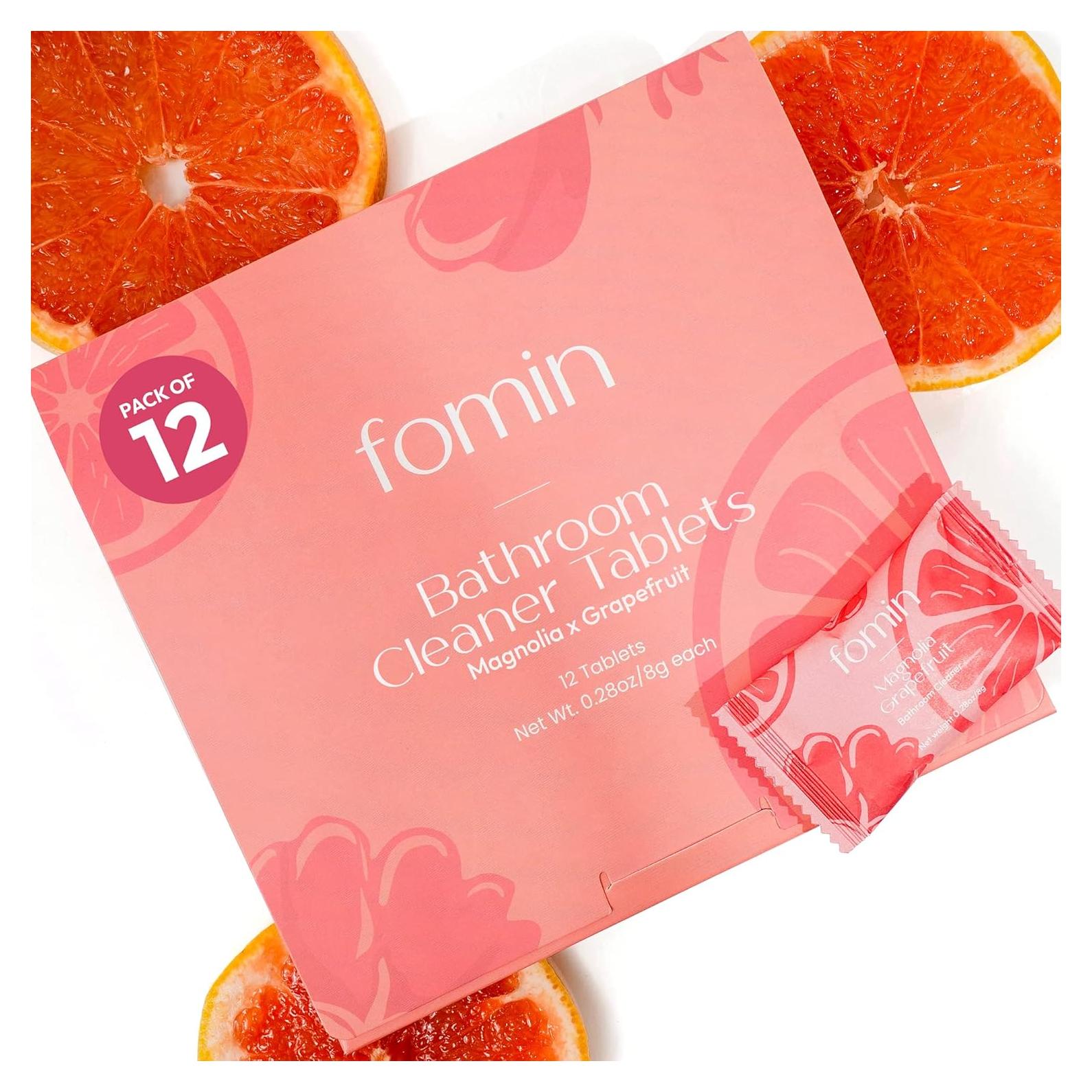 Tabletas Limpiadoras de Baño FOMIN - Paquete de 12 - Ecológicas