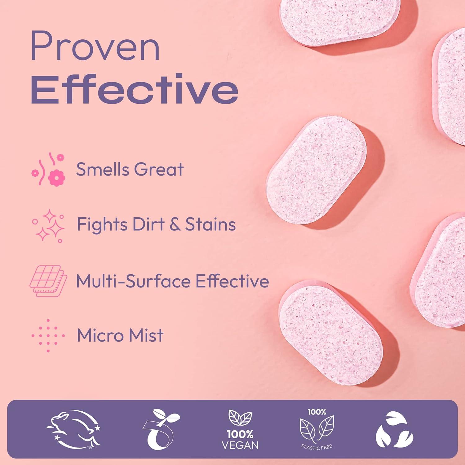 Tabletas Limpiadoras de Baño FOMIN - Paquete de 12 - Ecológicas