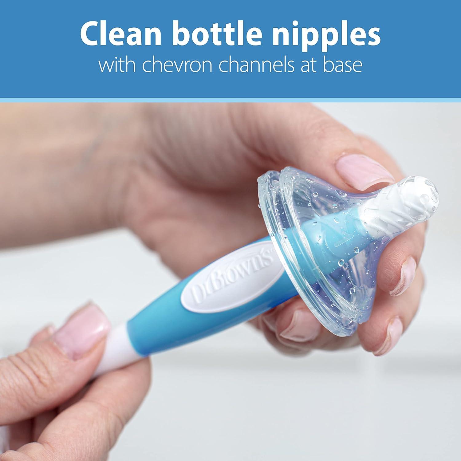 Cepillo de Biberón Reutilizable Dr. Brown's Azul 1-Pack