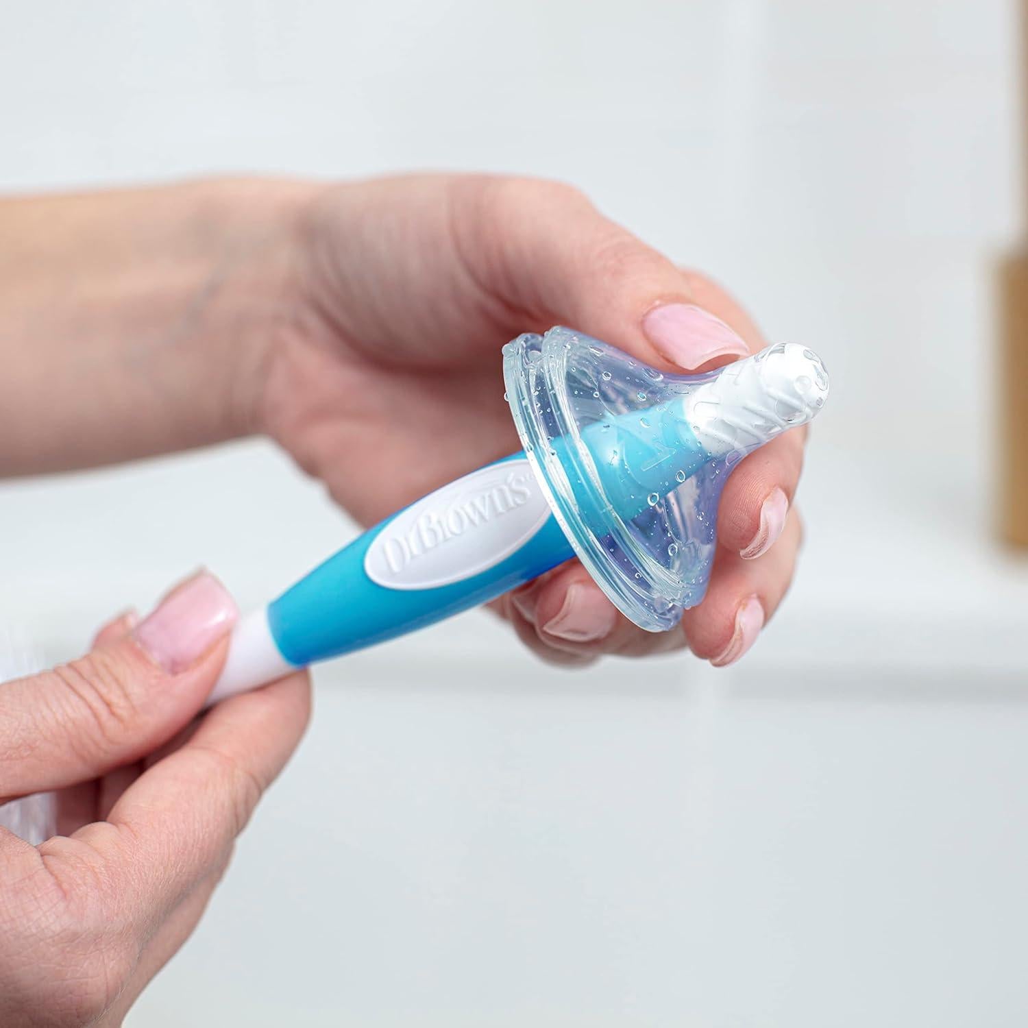 Cepillo de Biberón Reutilizable Dr. Brown's Azul 1-Pack