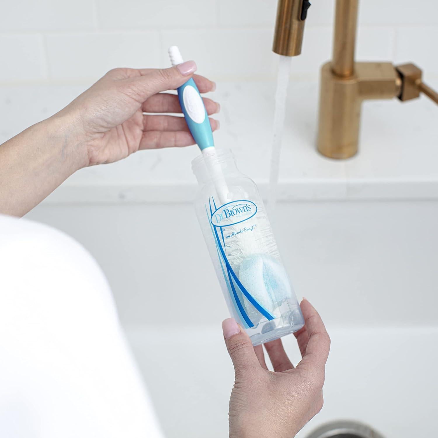 Cepillo de Biberón Reutilizable Dr. Brown's Azul 1-Pack