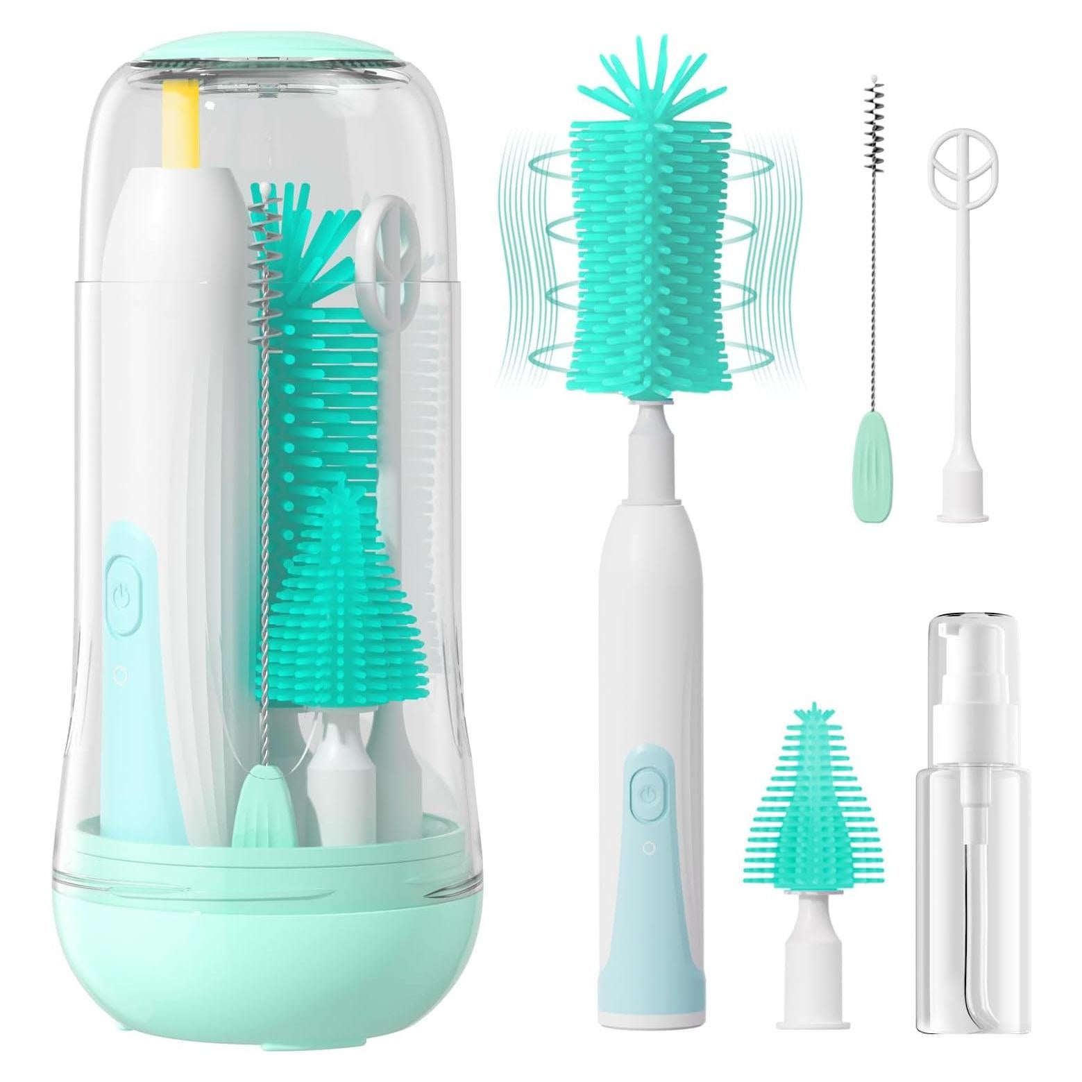 Limpiador Eléctrico de Botellas Angeland Verde 1200mAh