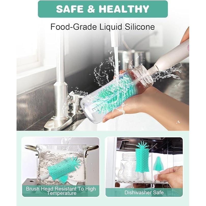 Limpiador Eléctrico de Botellas Angeland Verde 1200mAh