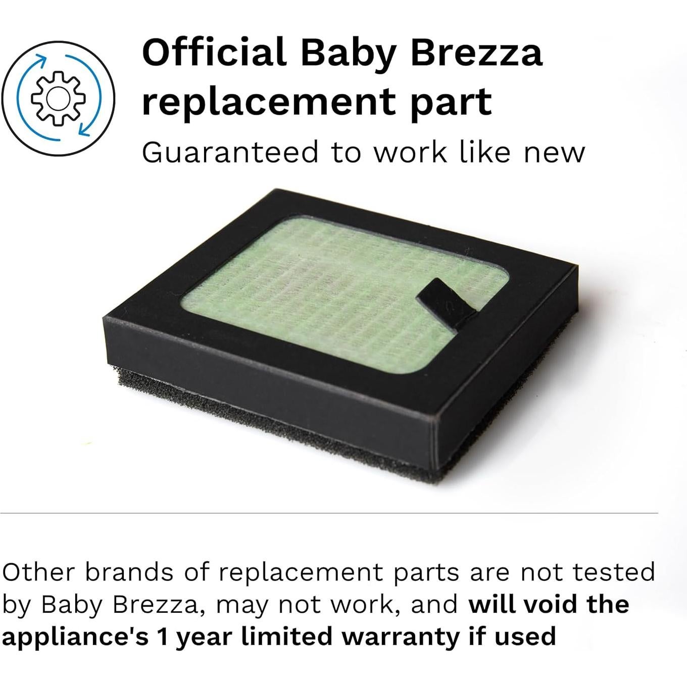 Filtro HEPA de Reemplazo Baby Brezza para Lavador de Biberones Pro