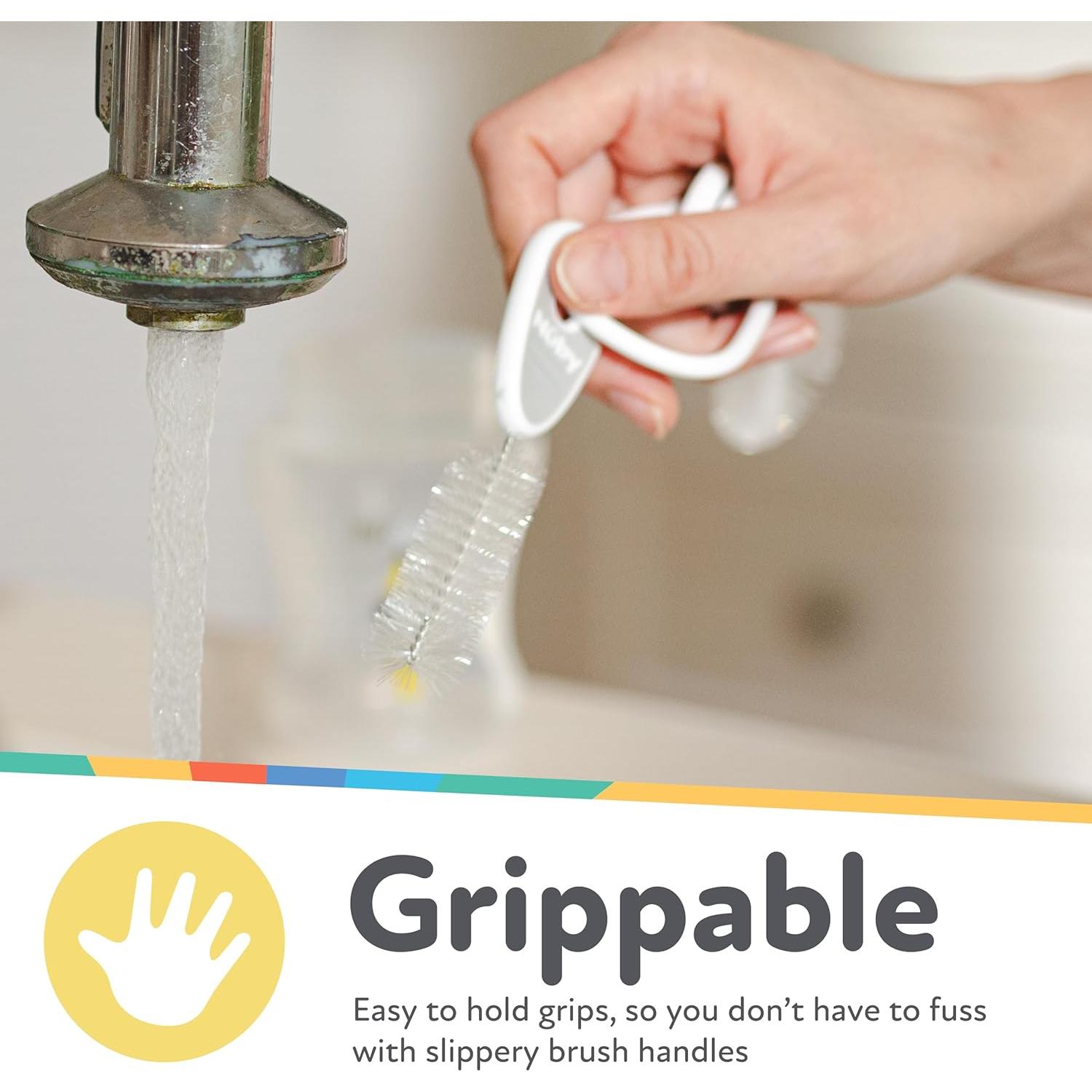 Juego de Cepillos de Limpieza Nuby para Botellas y Tazas