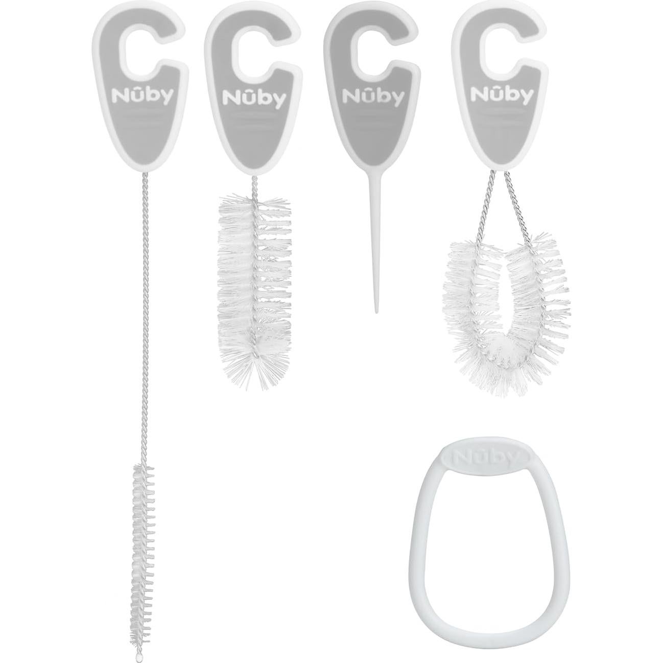 Juego de Cepillos de Limpieza Nuby para Botellas y Tazas