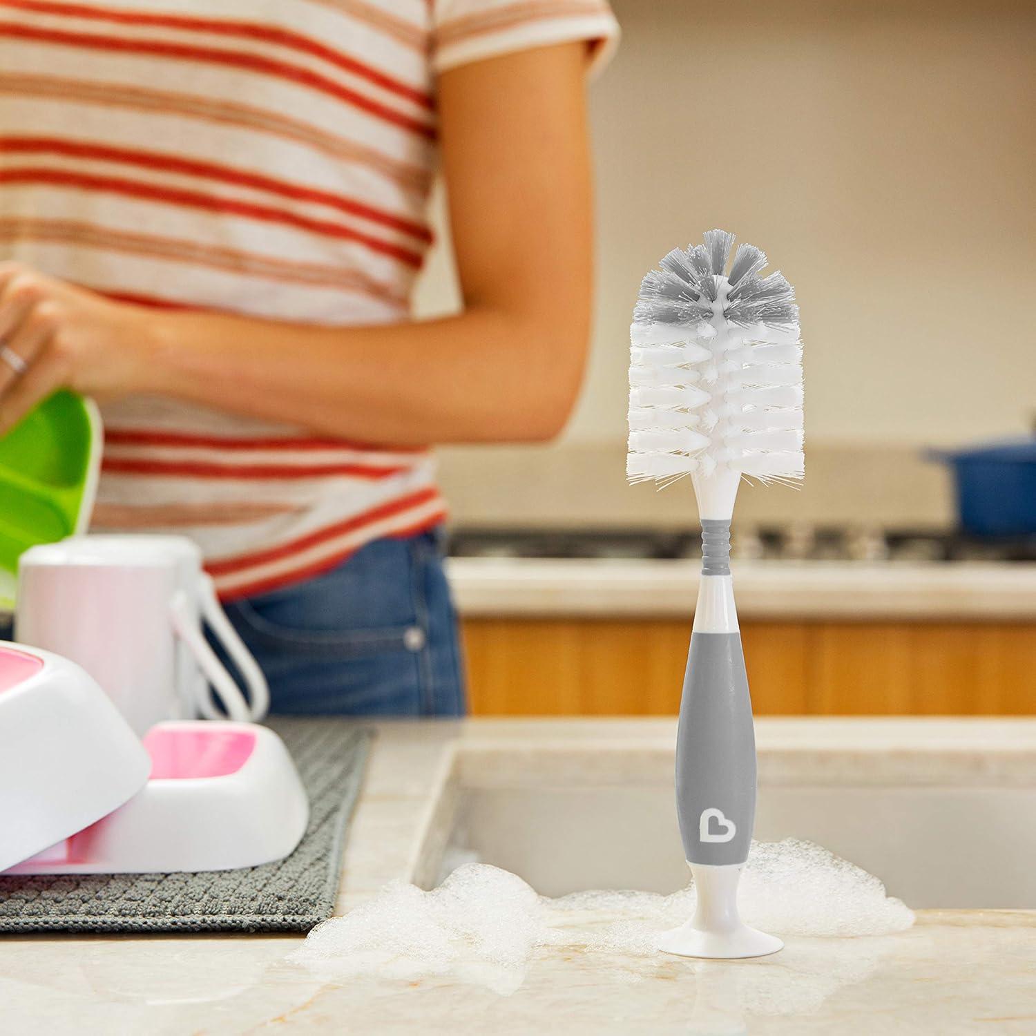 Set de limpieza Munchkin para biberones y accesorios - Gris