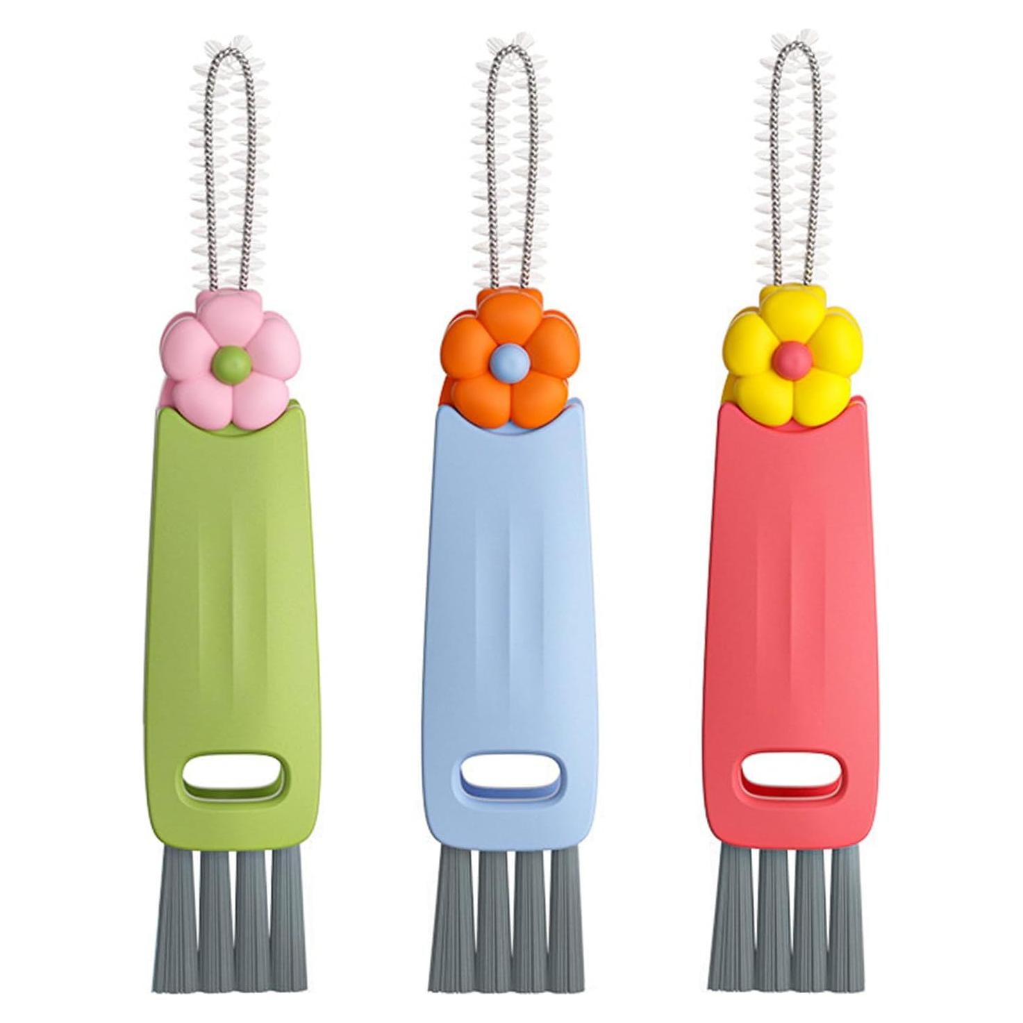 Cepillo de limpieza 3 en 1 HRXFOZ para tazas y botellas