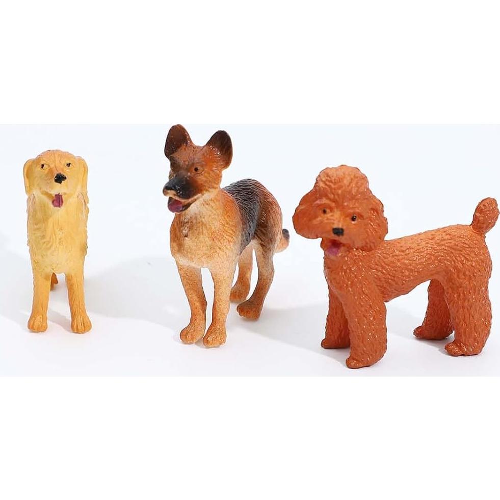 Juego de 20 Figuras de Perros ONEST - Miniaturas Realistas