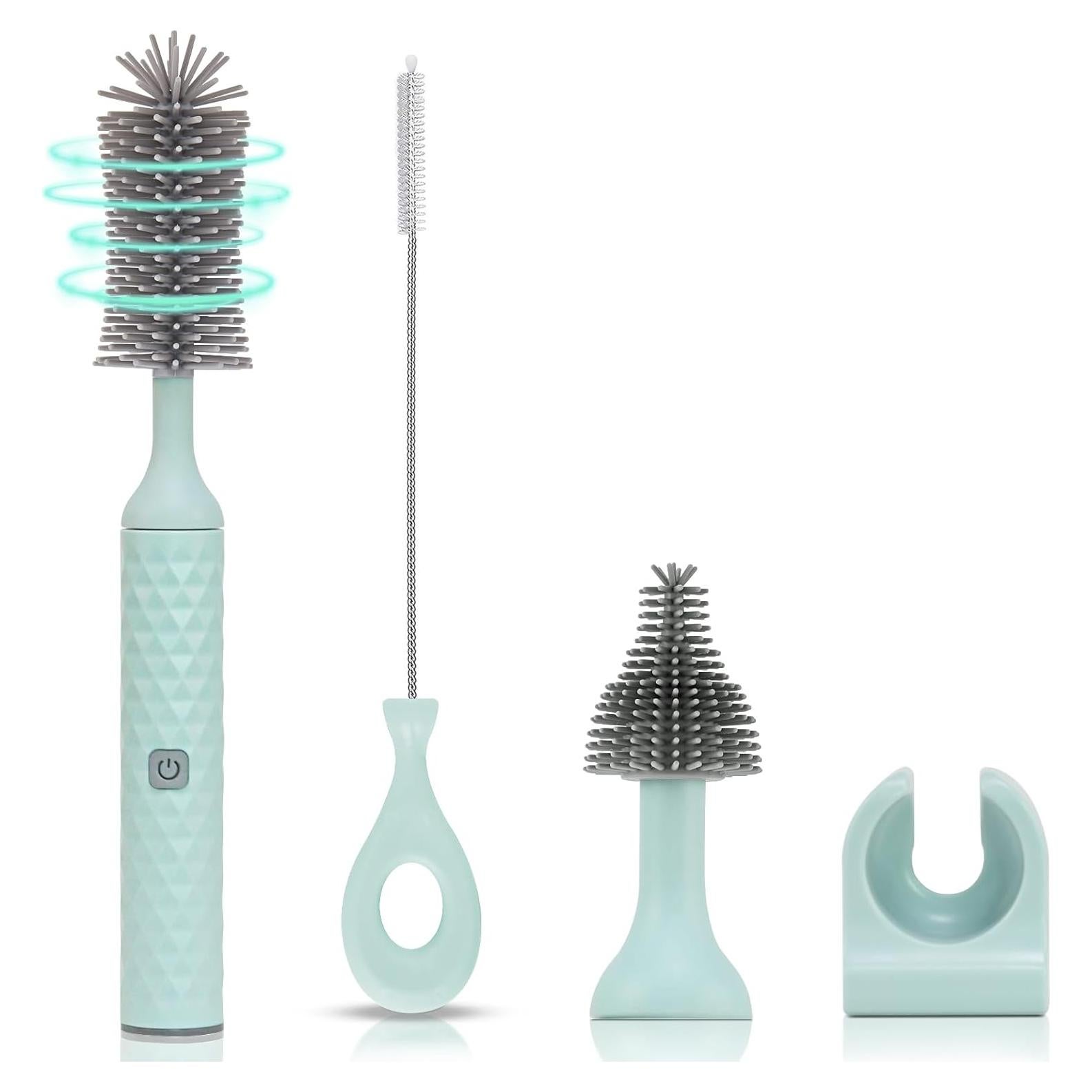 Limpiador de Botellas Eléctrico Biqin - 4 Piezas Silicona