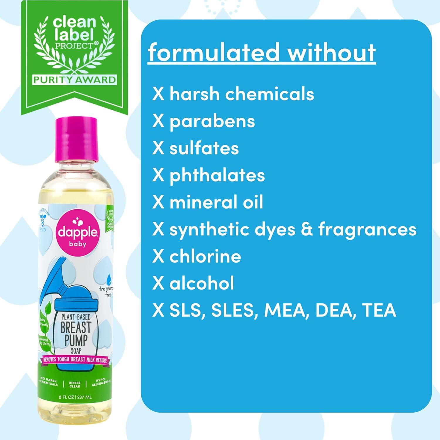 Jabón Líquido Dapple para Extractores de Leche 3x236.6ml