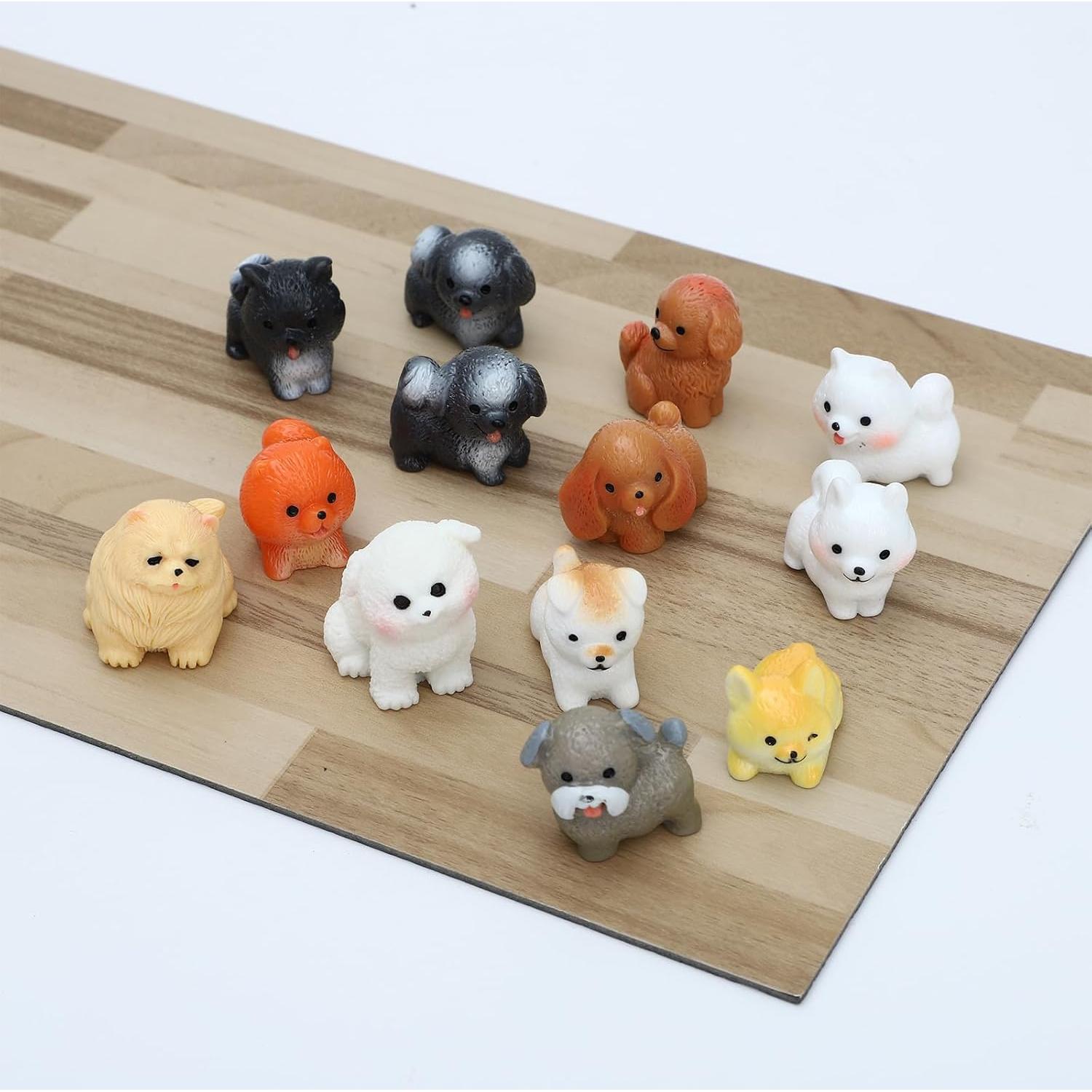 Juego de 60 Mini Figuras de Perros ONEST Detalles Realistas