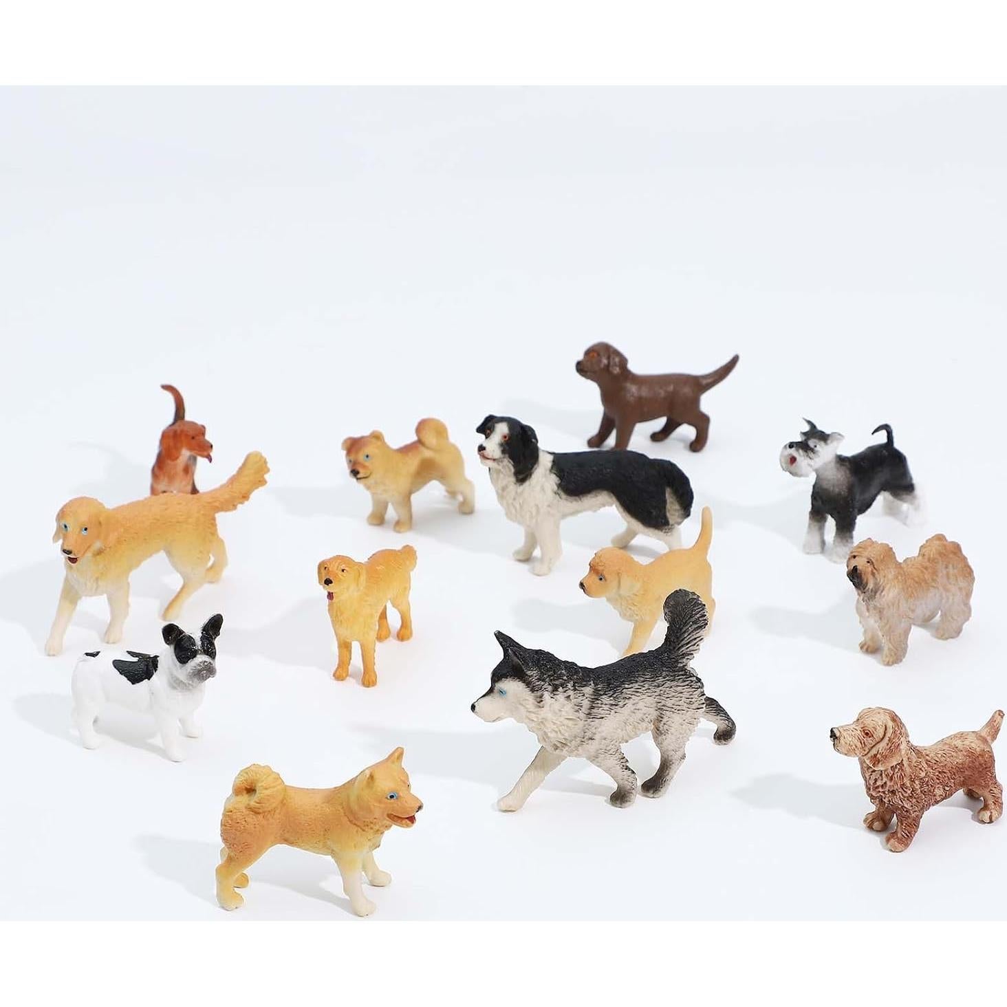 Figuras de Perros ONEST 20 Piezas Juguetes Educativos