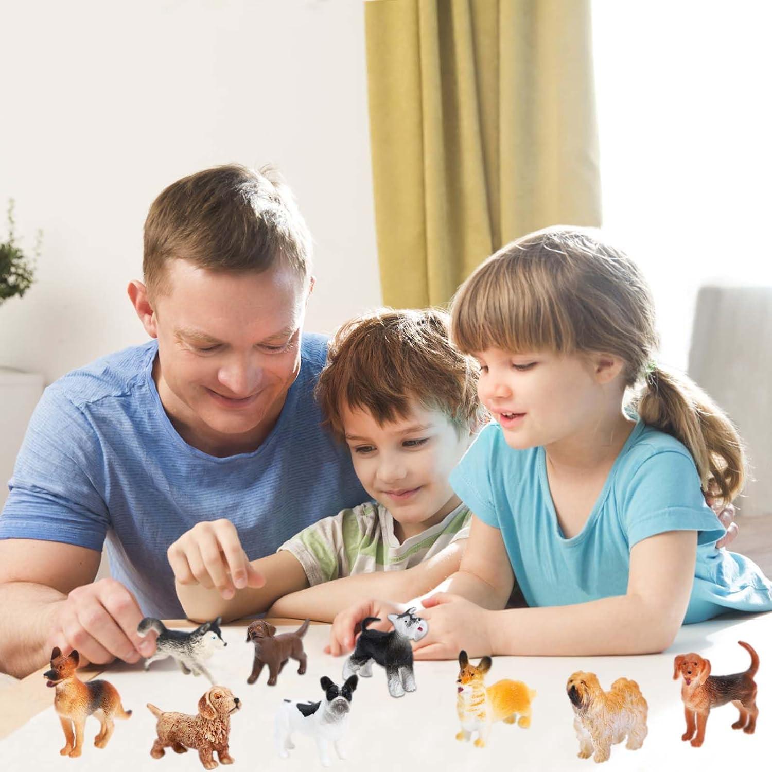 Figuras de Perros ONEST 20 Piezas Juguetes Educativos