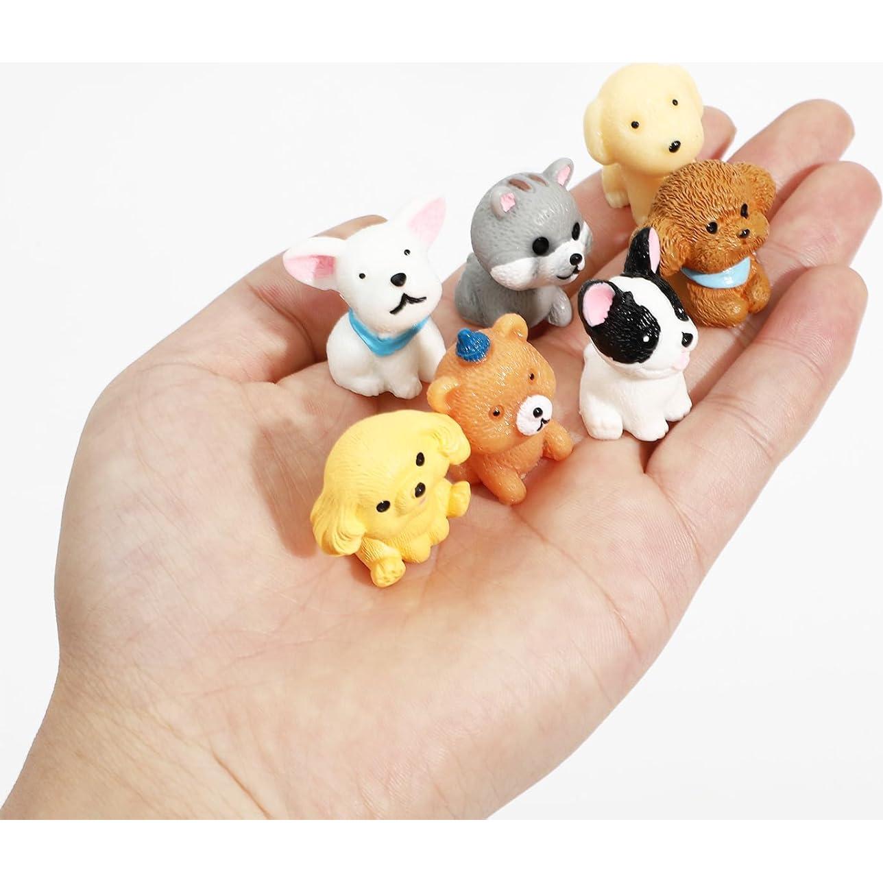 Juego de 24 Mini Figuras de Perros ONEST Detalladas 2-5 cm
