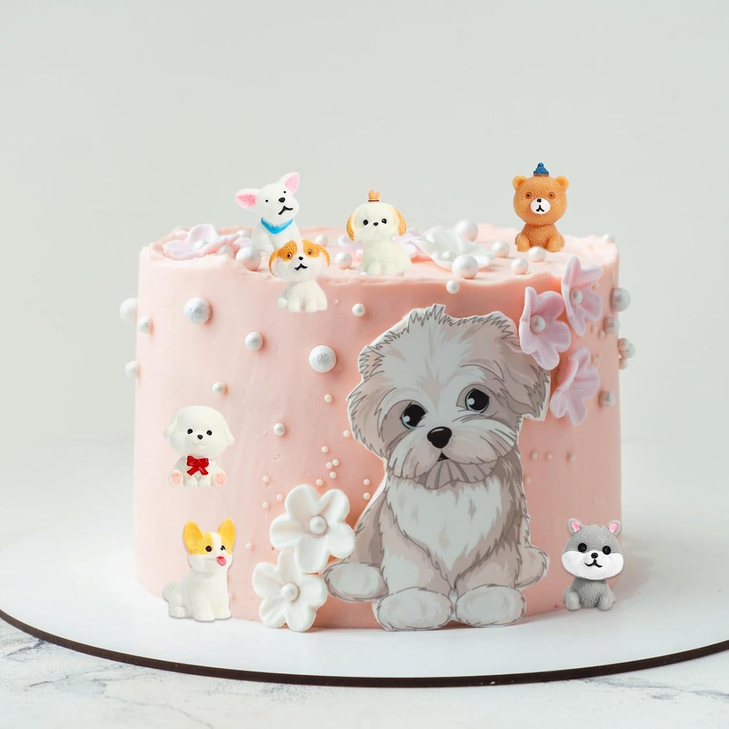 Juego de 24 Mini Figuras de Perros ONEST Detalladas 2-5 cm