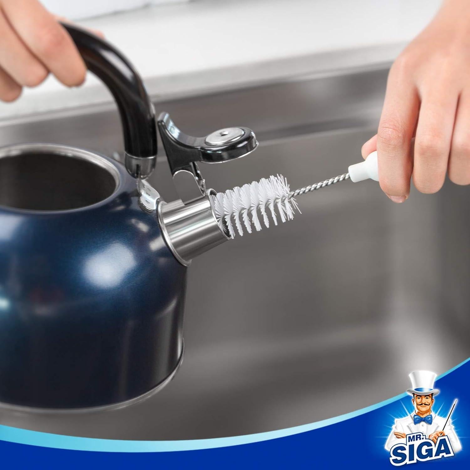 Juego de 5 Cepillos de Limpieza MR.SIGA para Botellas