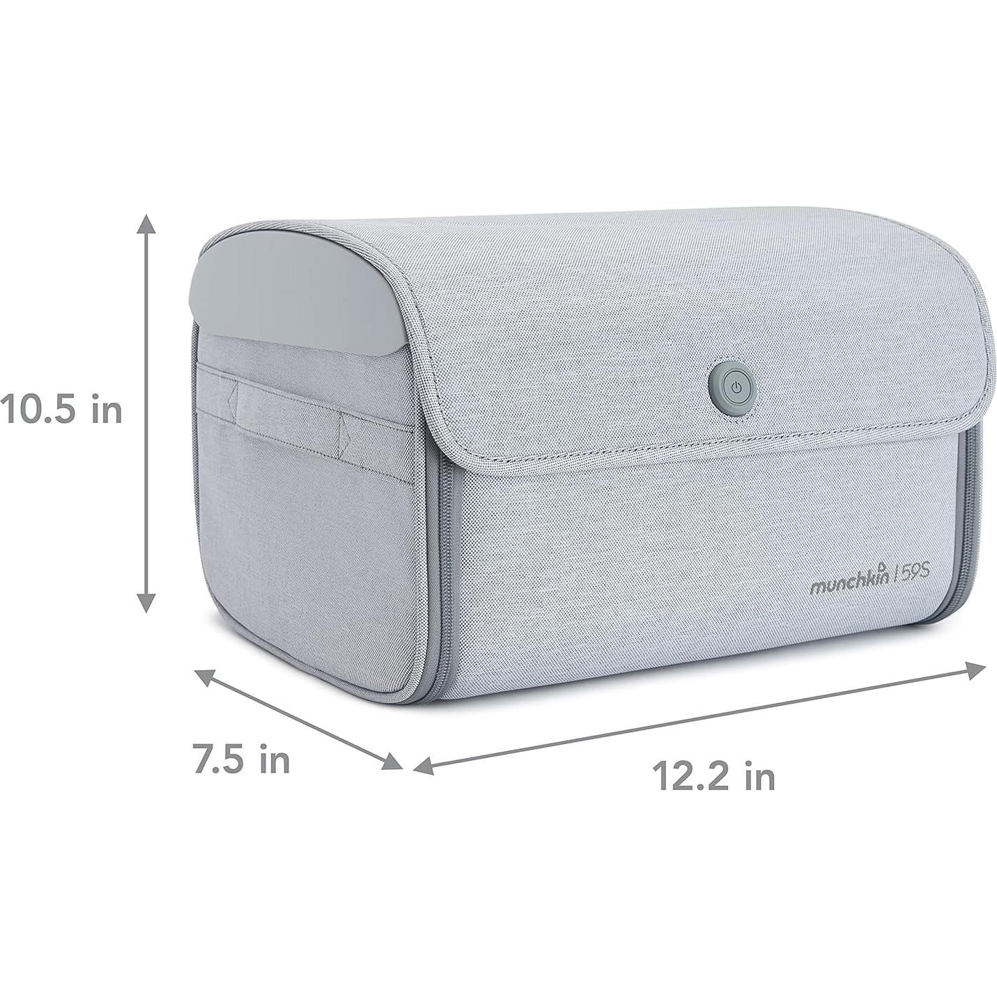 Bolsa de Limpieza UV Munchkin 59S, Gris, 40x12x35 cm