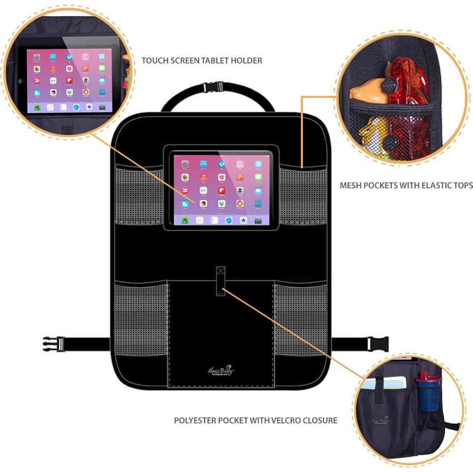 Organizador de Asiento Trasero Mom's Besty - Protector y Soporte Tablet