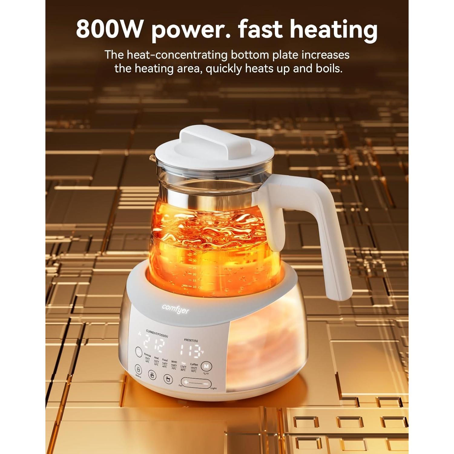 Calentador de Botellas Comfyer BK01 con Luz Nocturna y 6 Temperaturas