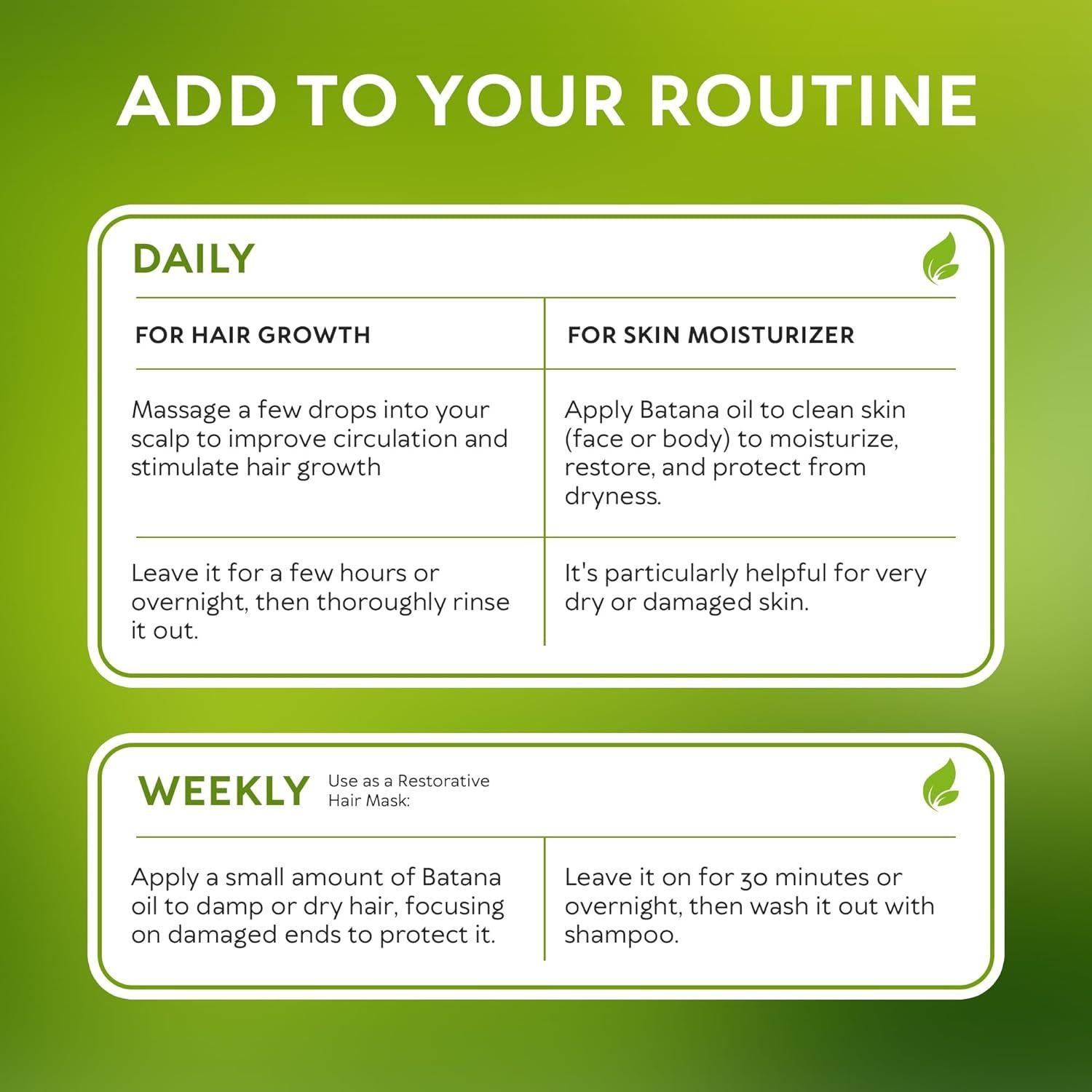 Aceite de Batana RICHGRAND 100% Orgánico para Crecimiento Capilar