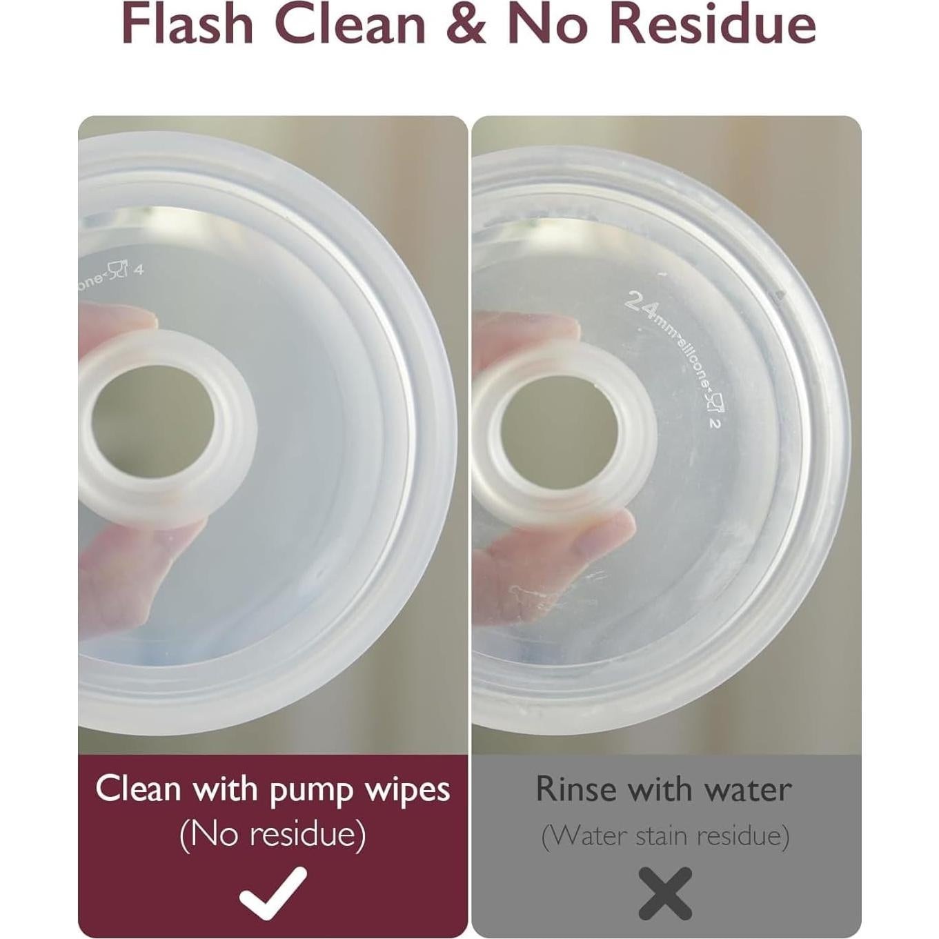 Toallitas Naturales para Extractores de Leche Momcozy - 30 Unidades